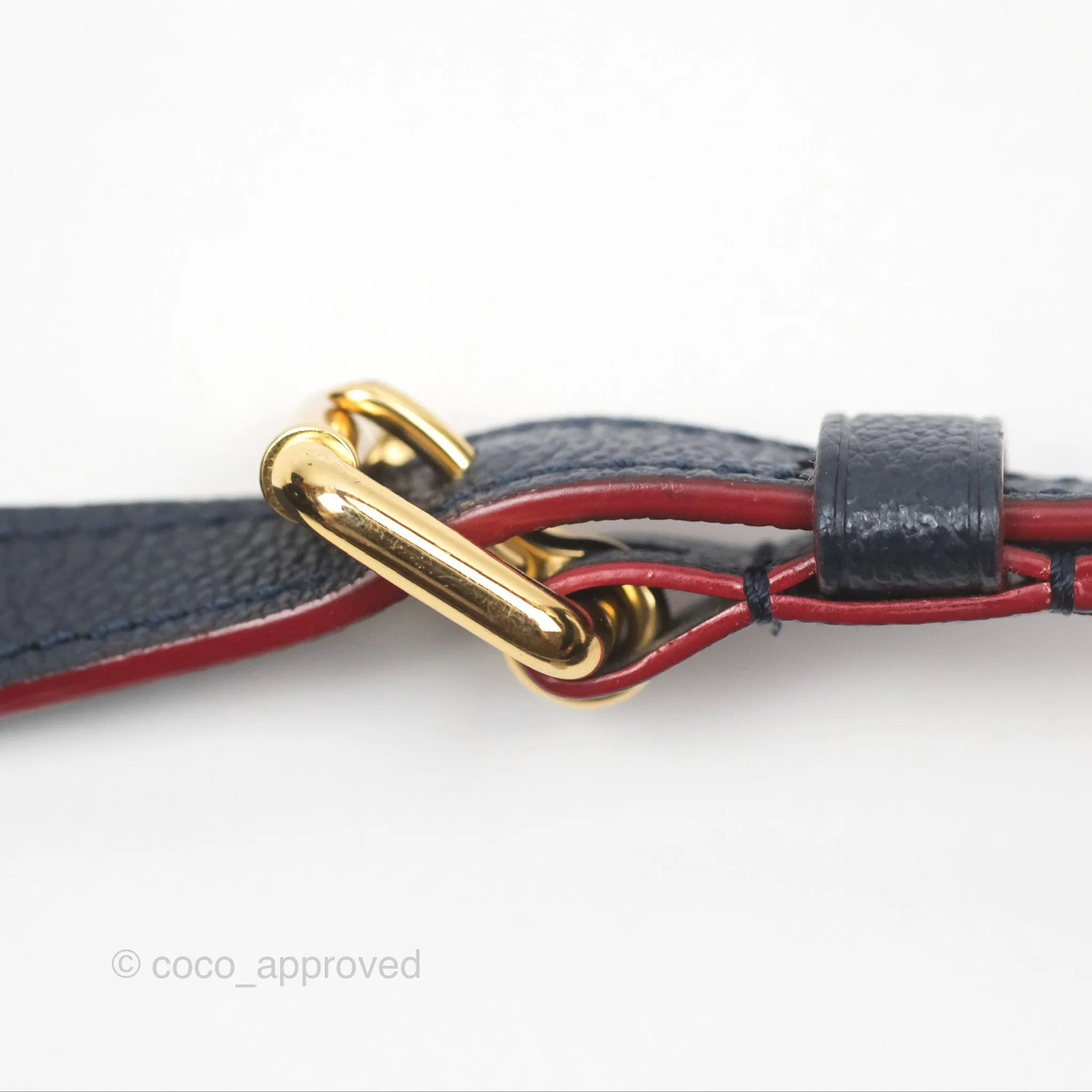 Louis Vuitton Empreinte Pochette Metis Marine Rouge