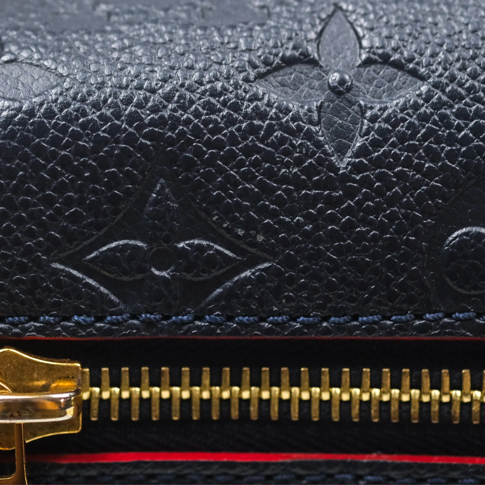 Louis Vuitton Empreinte Pochette Metis Marine Rouge