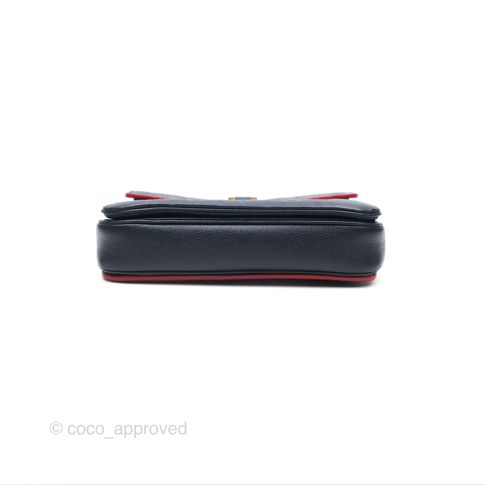 Louis Vuitton Empreinte Pochette Metis Marine Rouge