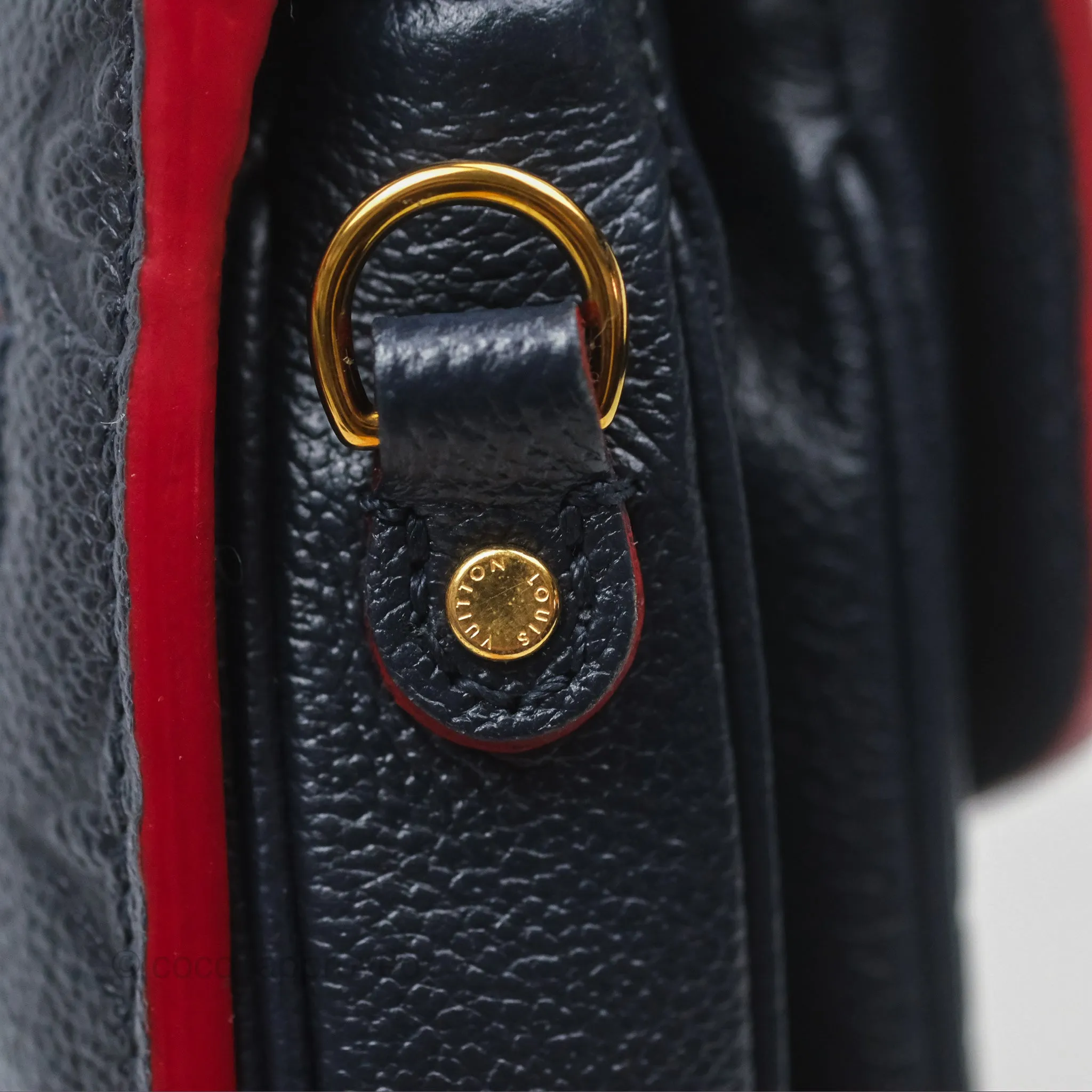 Louis Vuitton Empreinte Pochette Metis Marine Rouge