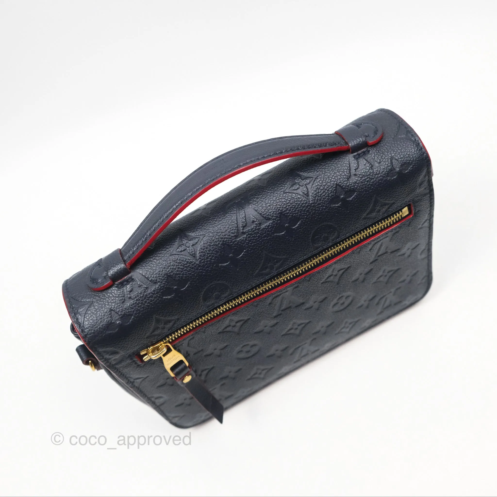 Louis Vuitton Empreinte Pochette Metis Marine Rouge