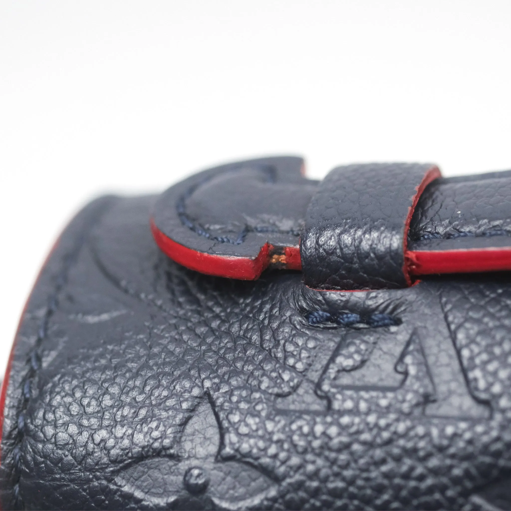 Louis Vuitton Empreinte Pochette Metis Marine Rouge