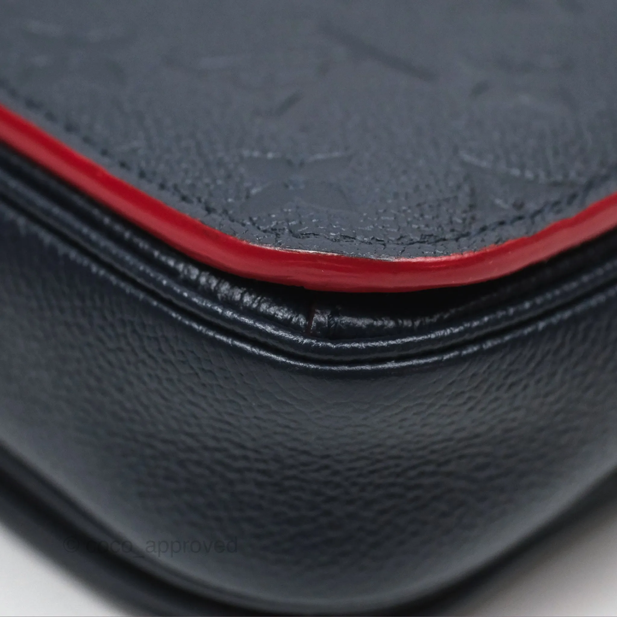 Louis Vuitton Empreinte Pochette Metis Marine Rouge