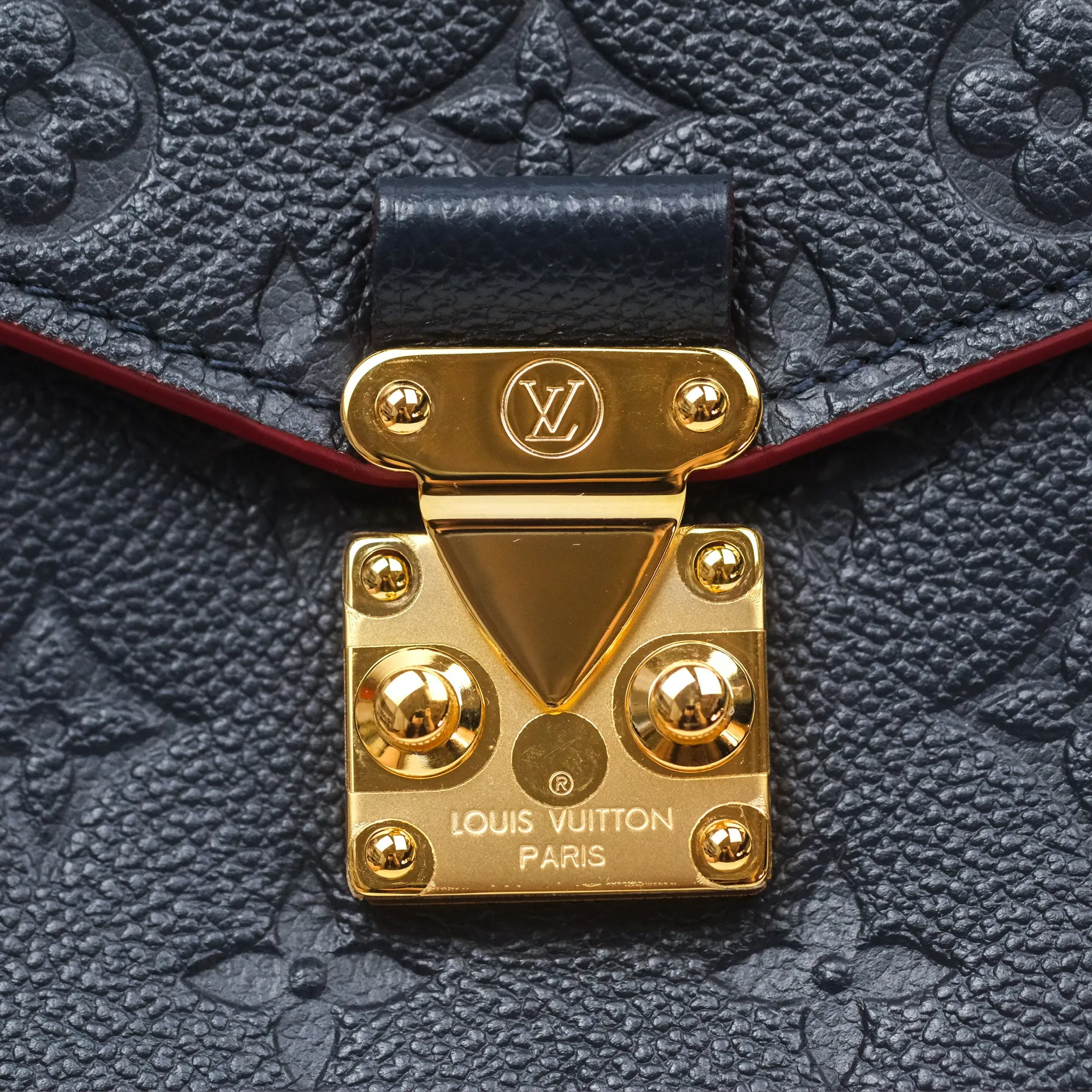 Louis Vuitton Empreinte Pochette Metis Marine Rouge