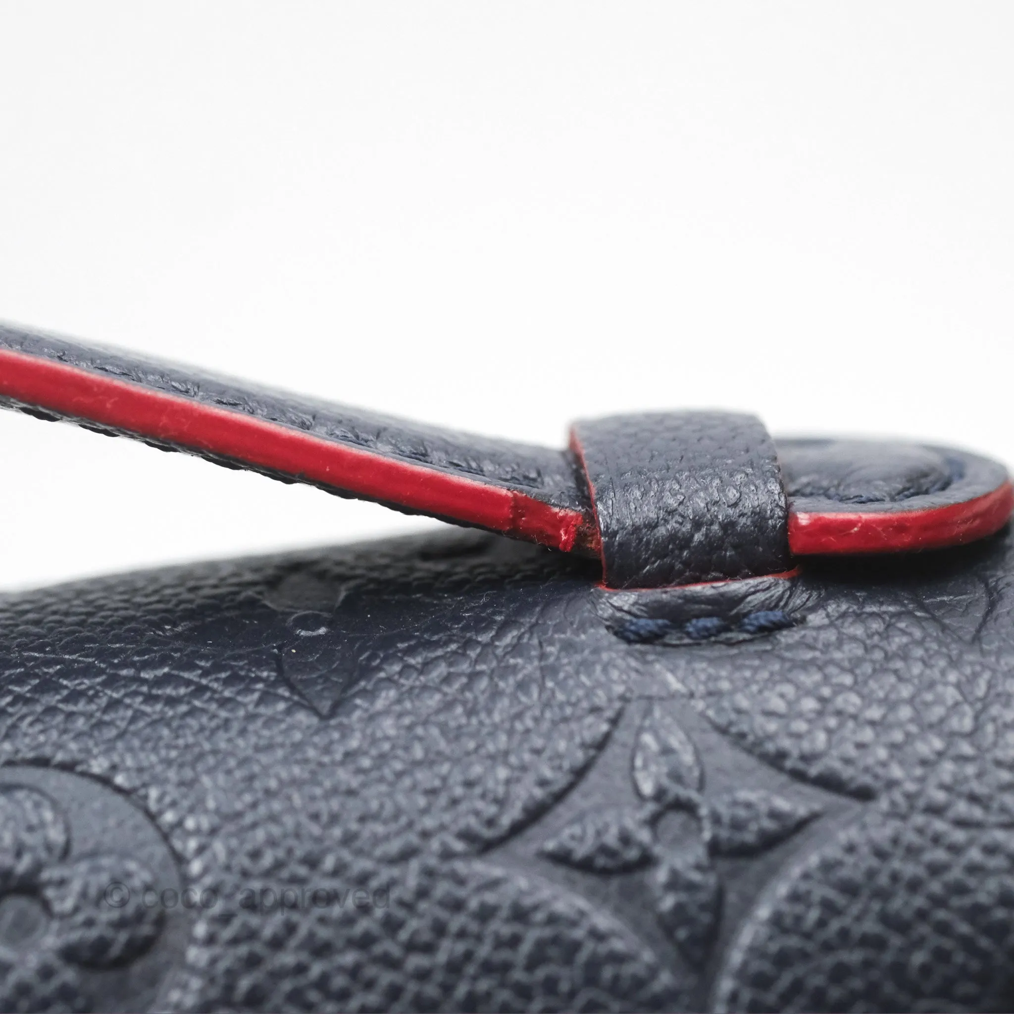Louis Vuitton Empreinte Pochette Metis Marine Rouge