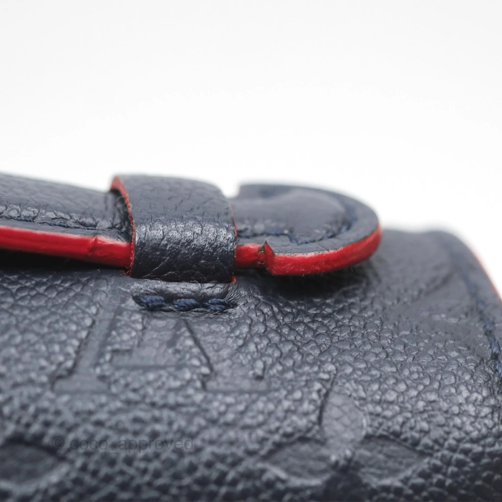 Louis Vuitton Empreinte Pochette Metis Marine Rouge