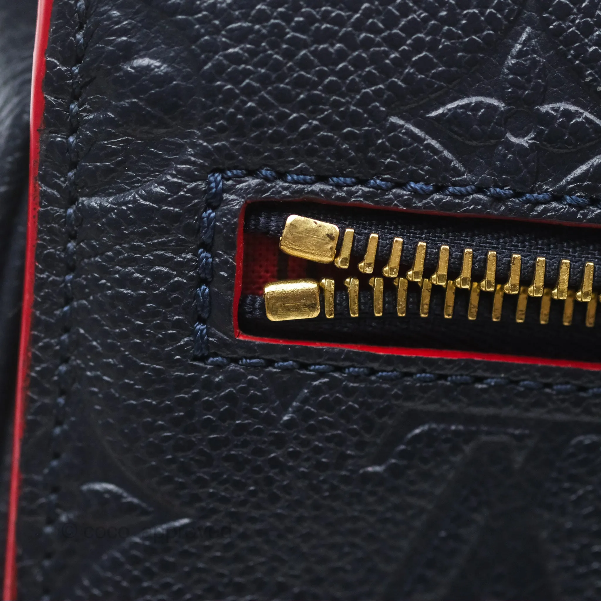 Louis Vuitton Empreinte Pochette Metis Marine Rouge