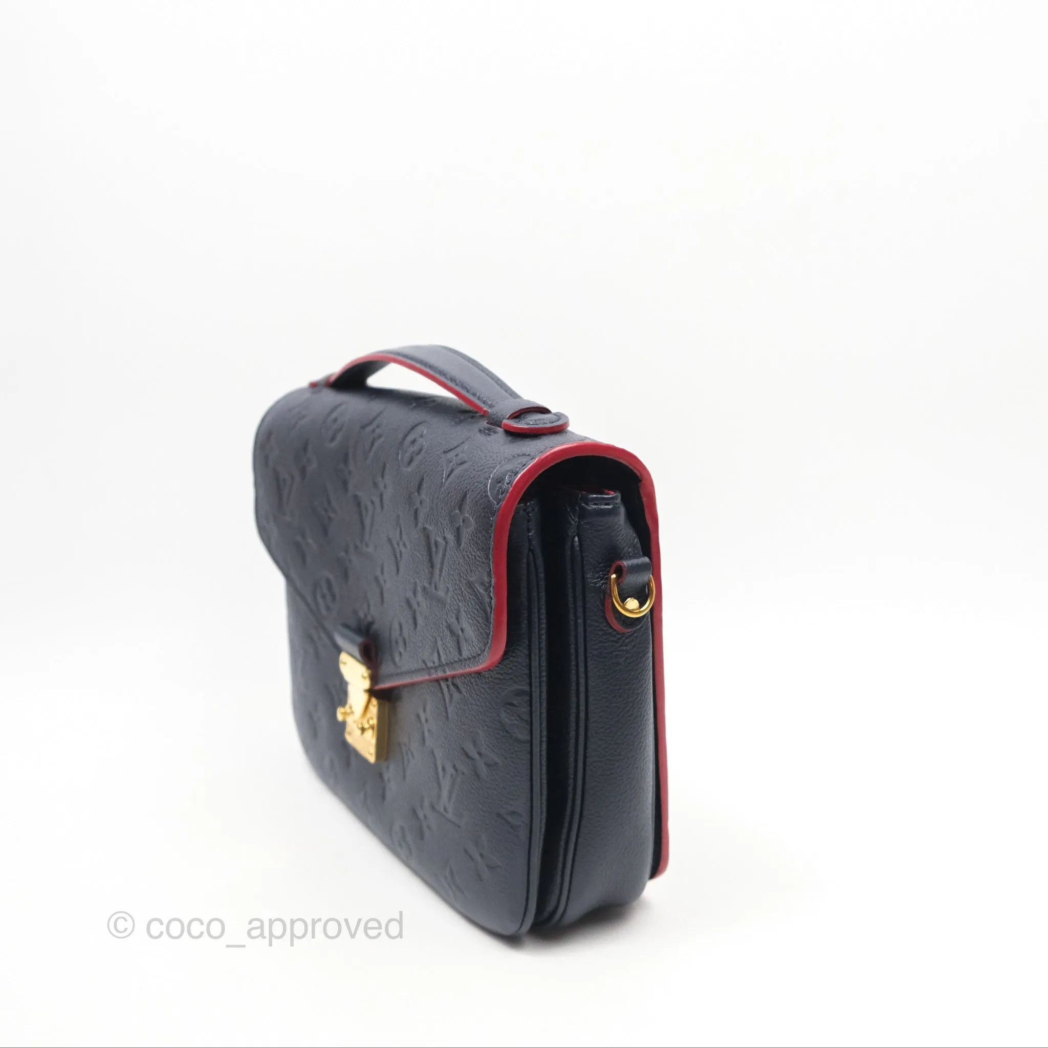 Louis Vuitton Empreinte Pochette Metis Marine Rouge