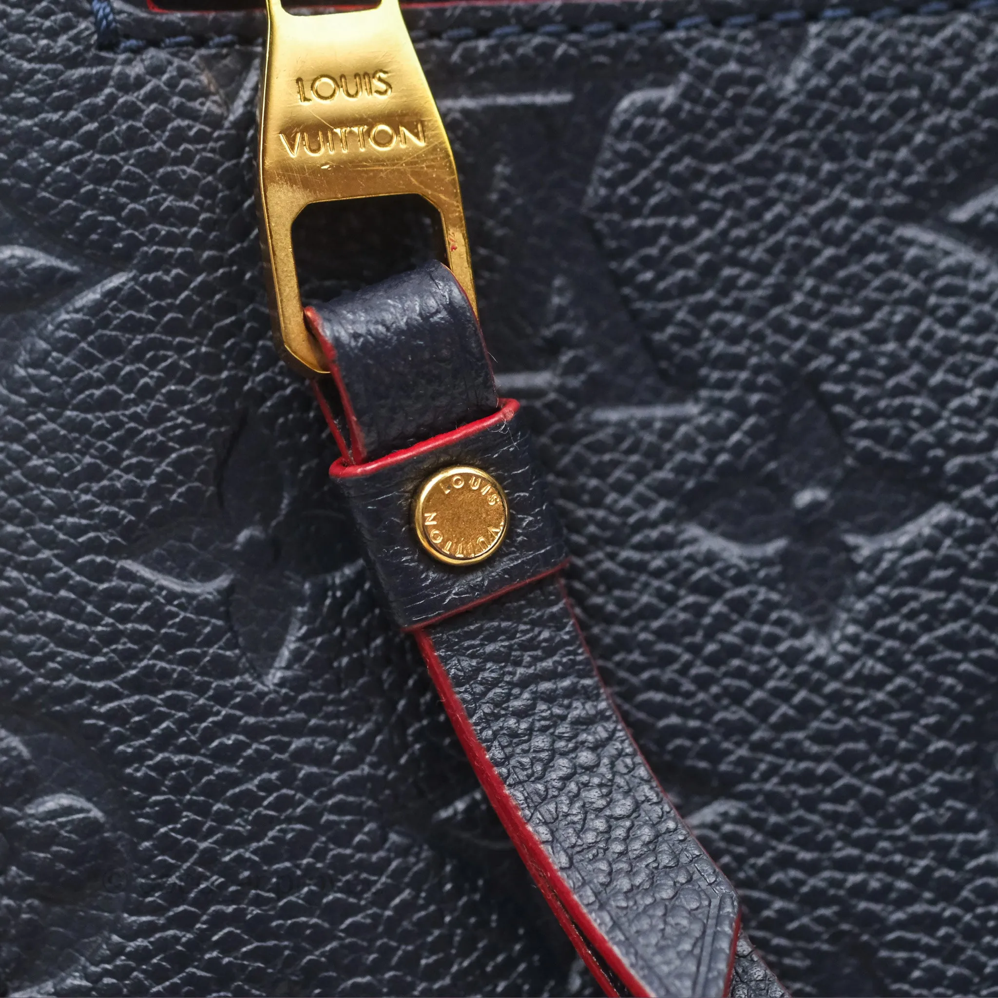 Louis Vuitton Empreinte Pochette Metis Marine Rouge