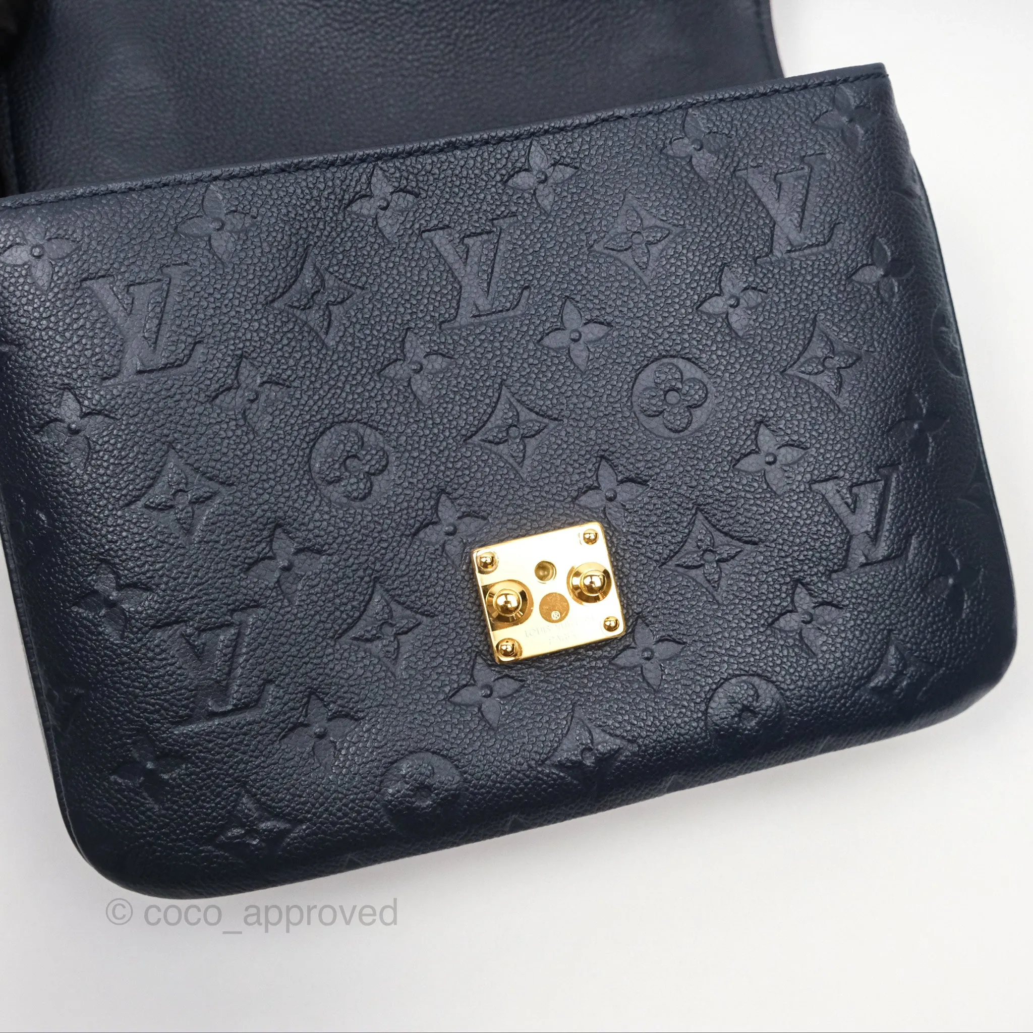 Louis Vuitton Empreinte Pochette Metis Marine Rouge