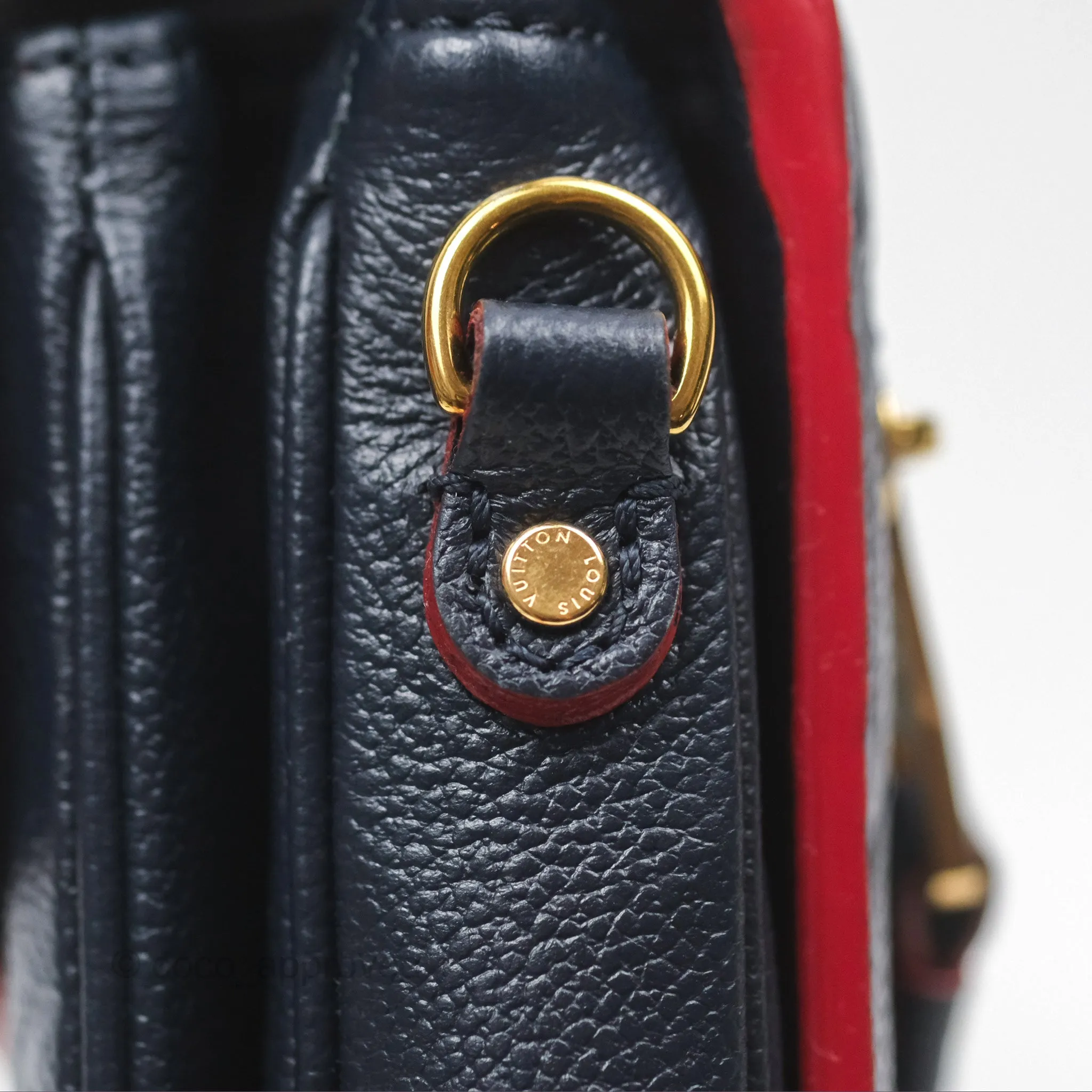 Louis Vuitton Empreinte Pochette Metis Marine Rouge