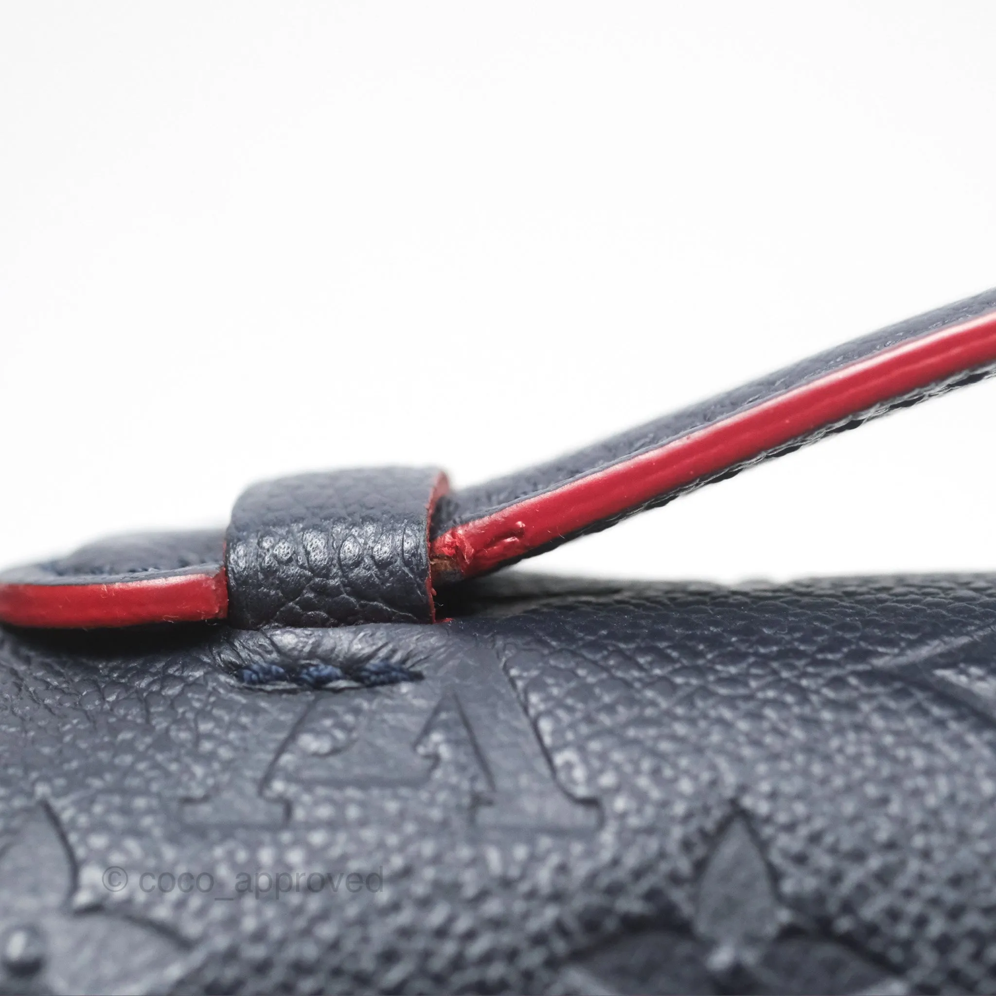 Louis Vuitton Empreinte Pochette Metis Marine Rouge