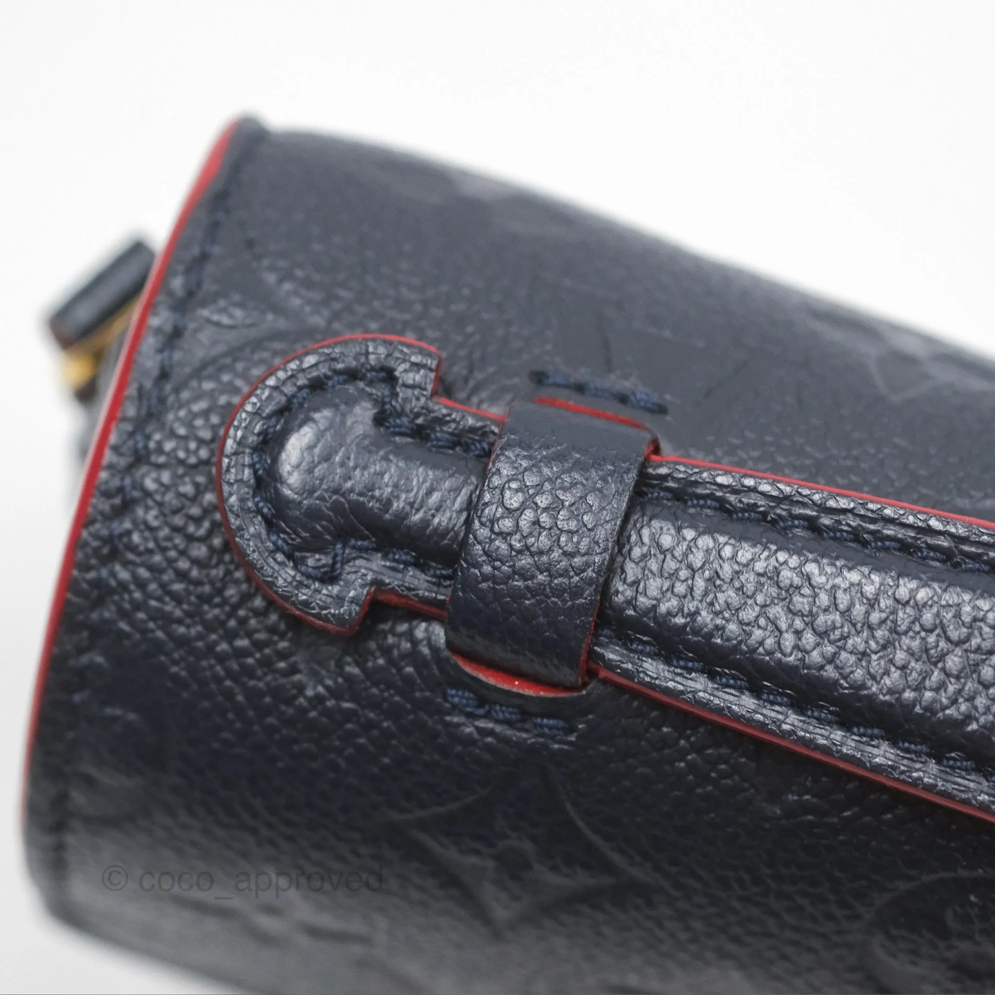 Louis Vuitton Empreinte Pochette Metis Marine Rouge