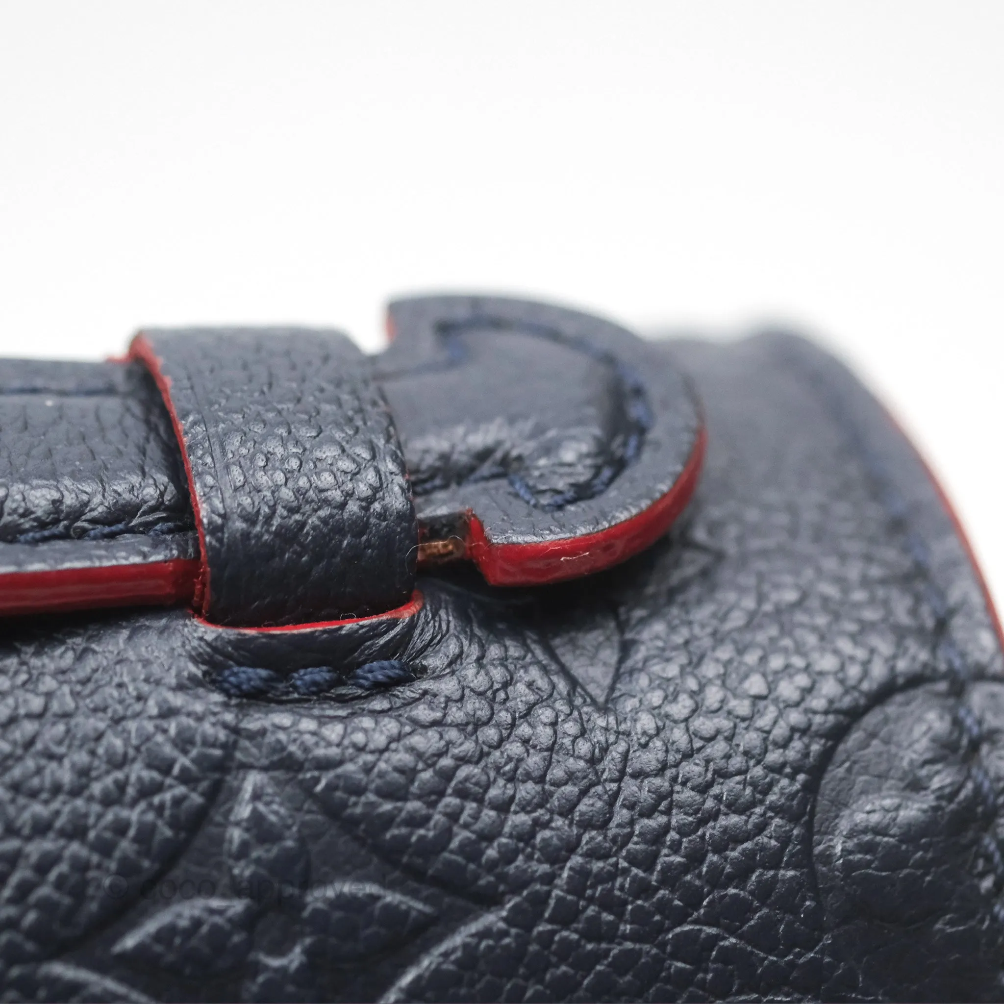 Louis Vuitton Empreinte Pochette Metis Marine Rouge