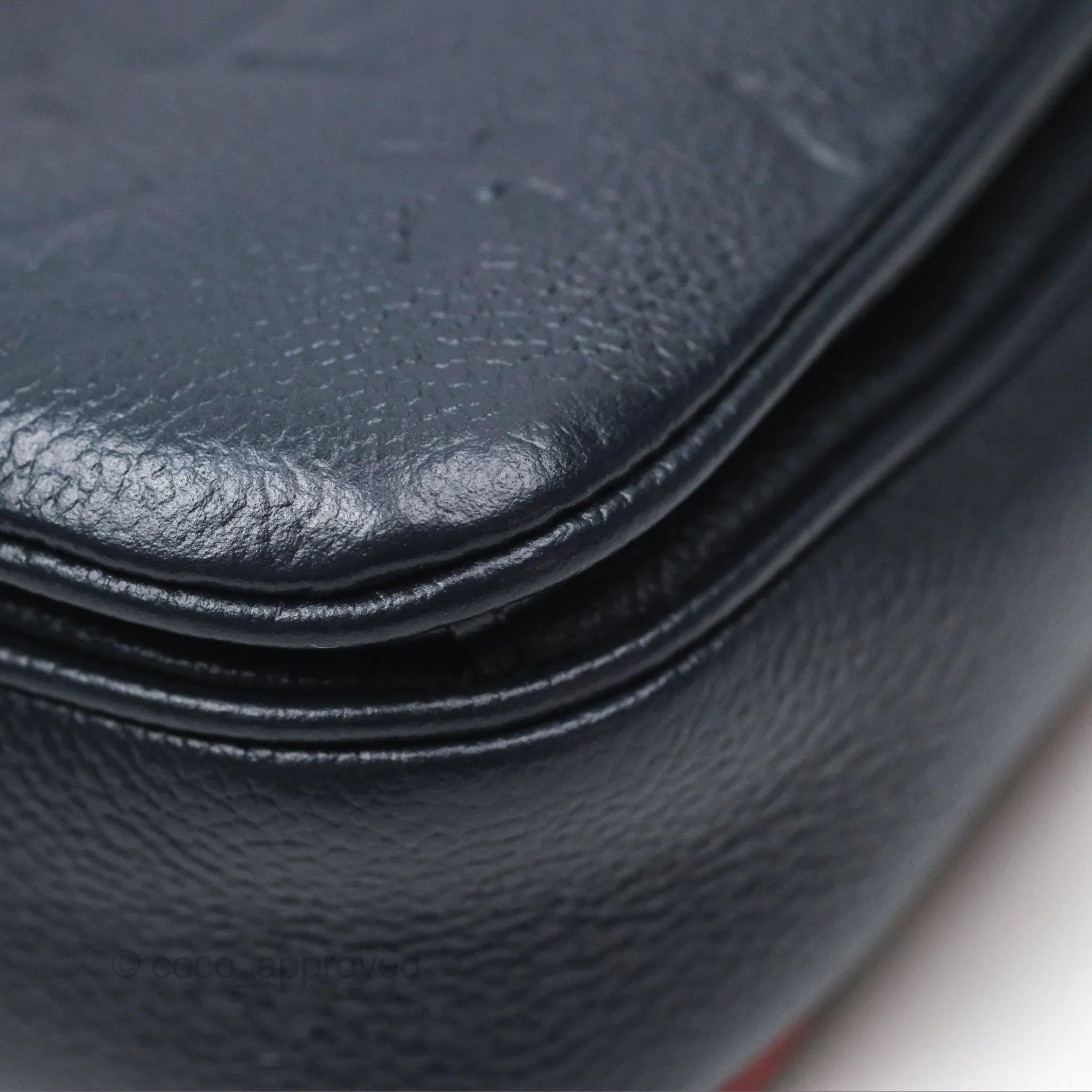 Louis Vuitton Empreinte Pochette Metis Marine Rouge