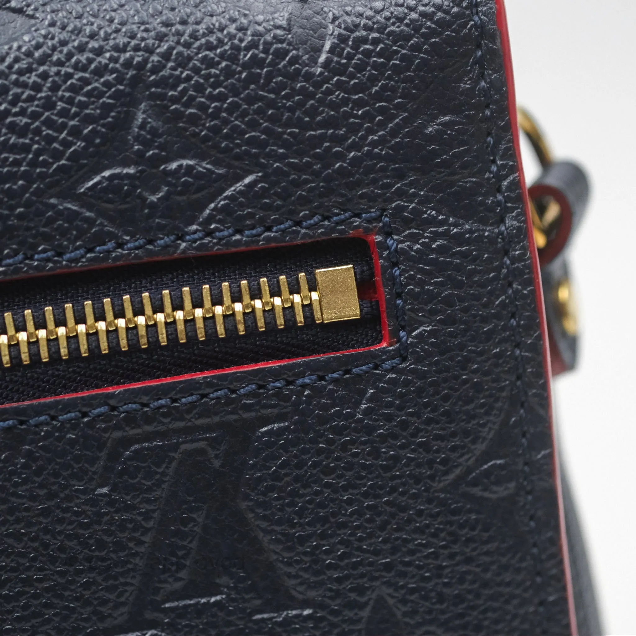 Louis Vuitton Empreinte Pochette Metis Marine Rouge