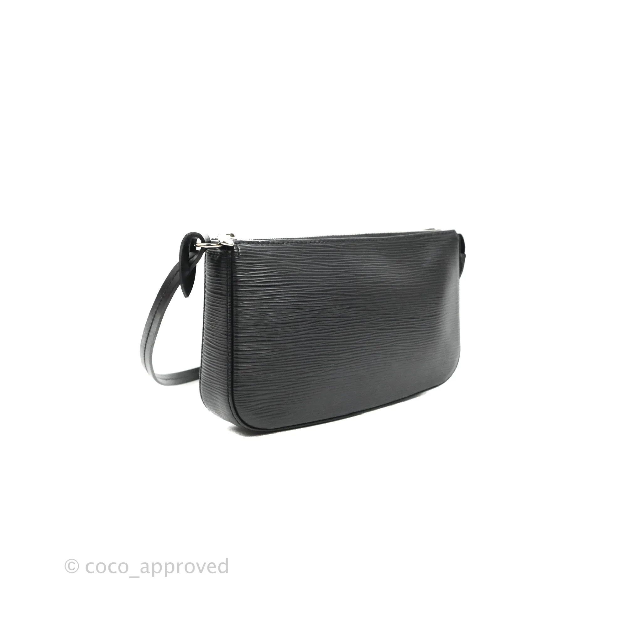 Louis Vuitton Epi Pochette Accessories NM Black