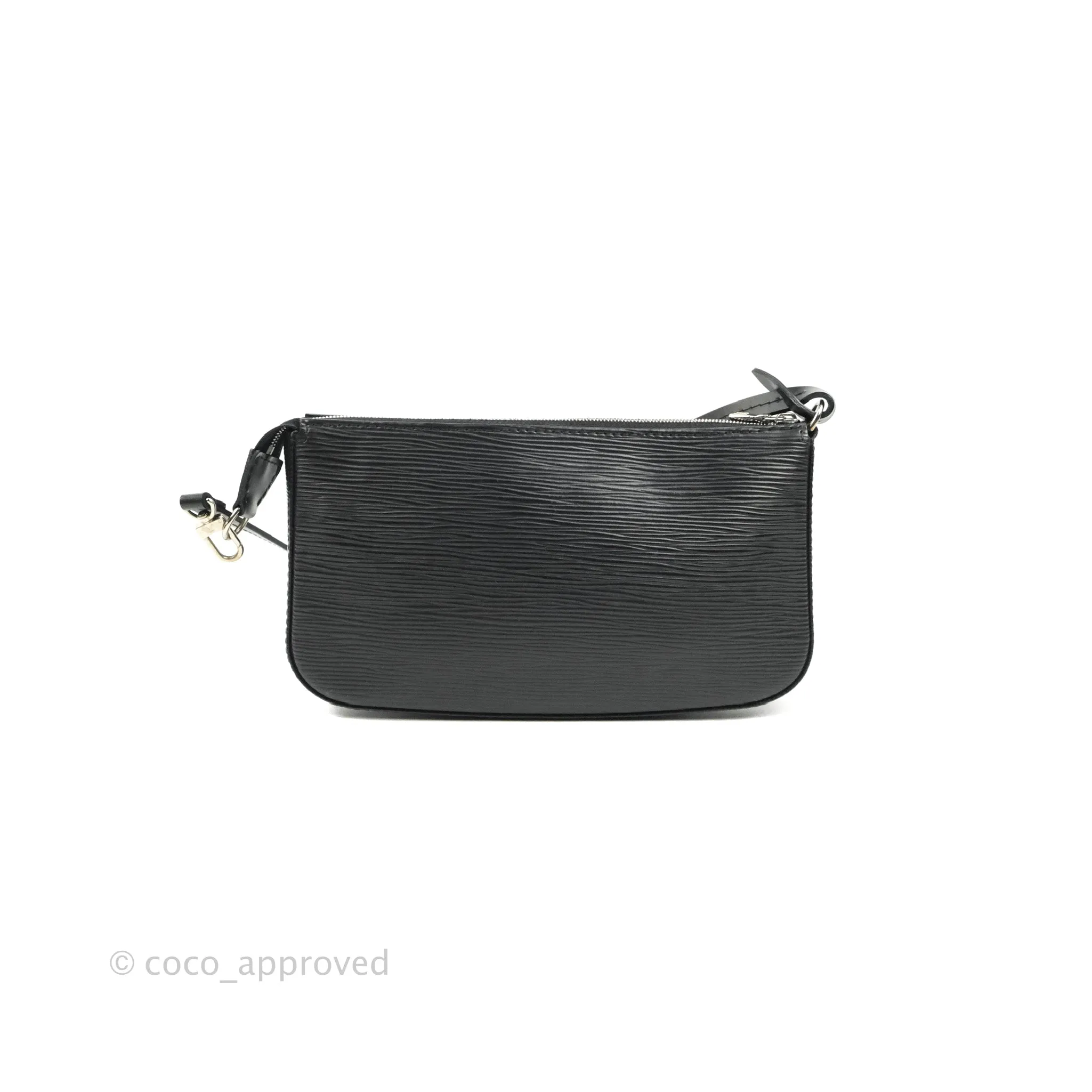Louis Vuitton Epi Pochette Accessories NM Black