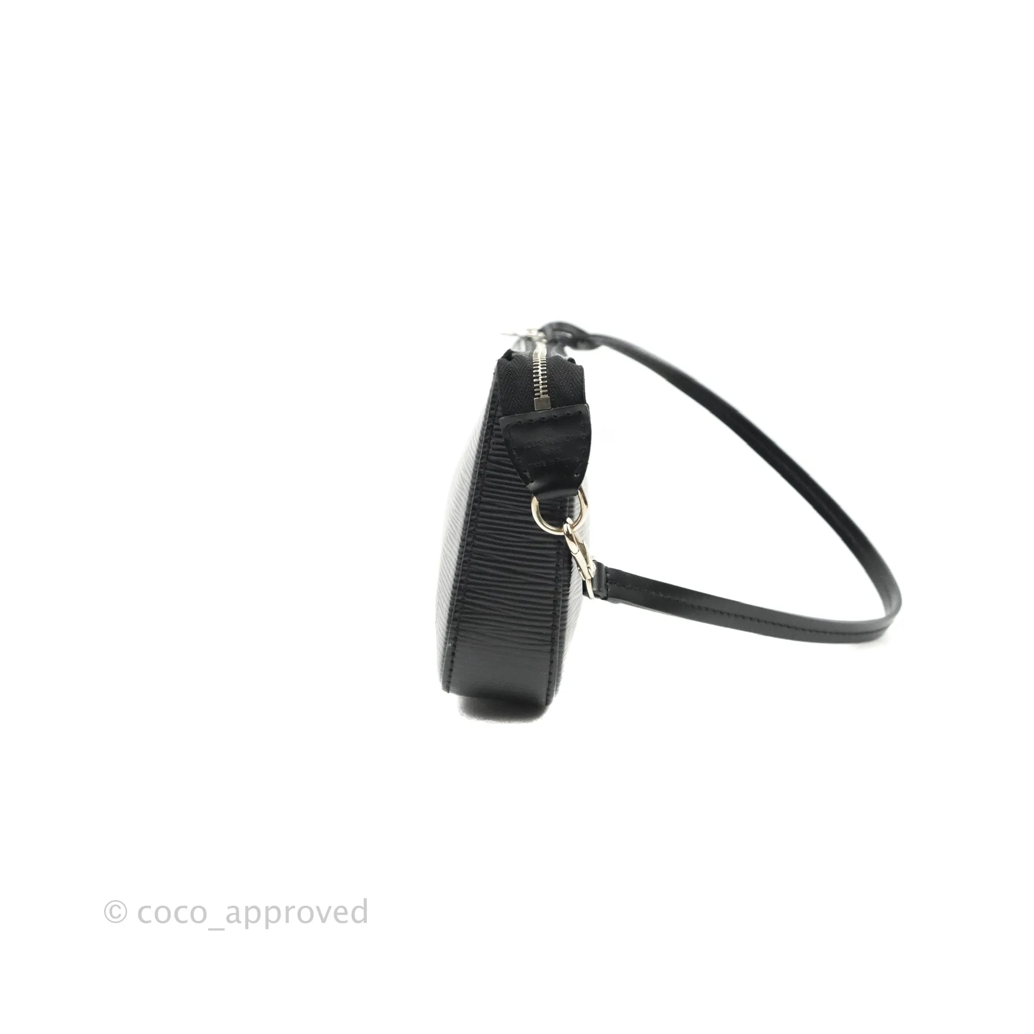 Louis Vuitton Epi Pochette Accessories NM Black