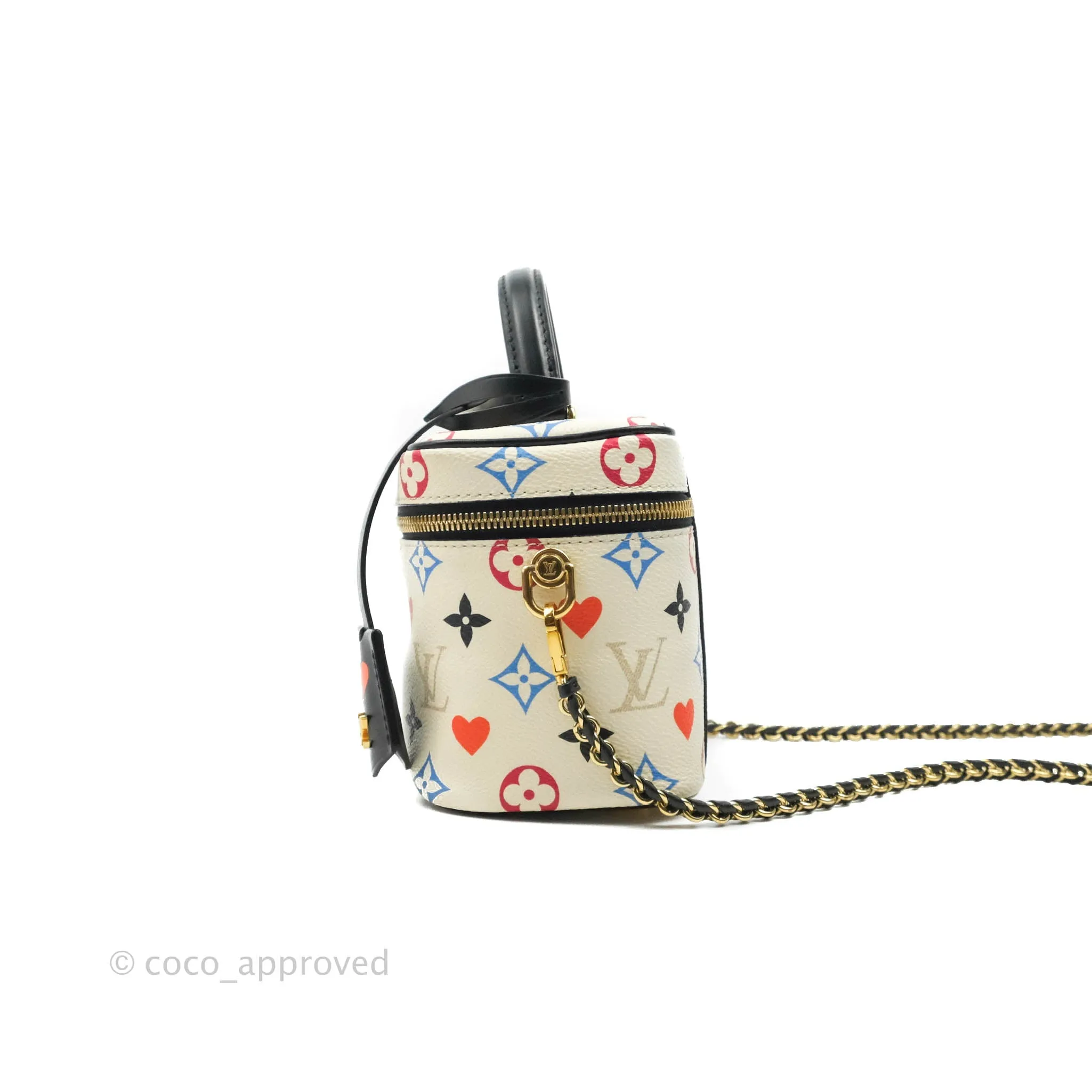 Louis Vuitton Game On Vanity PM White Heart Monogram