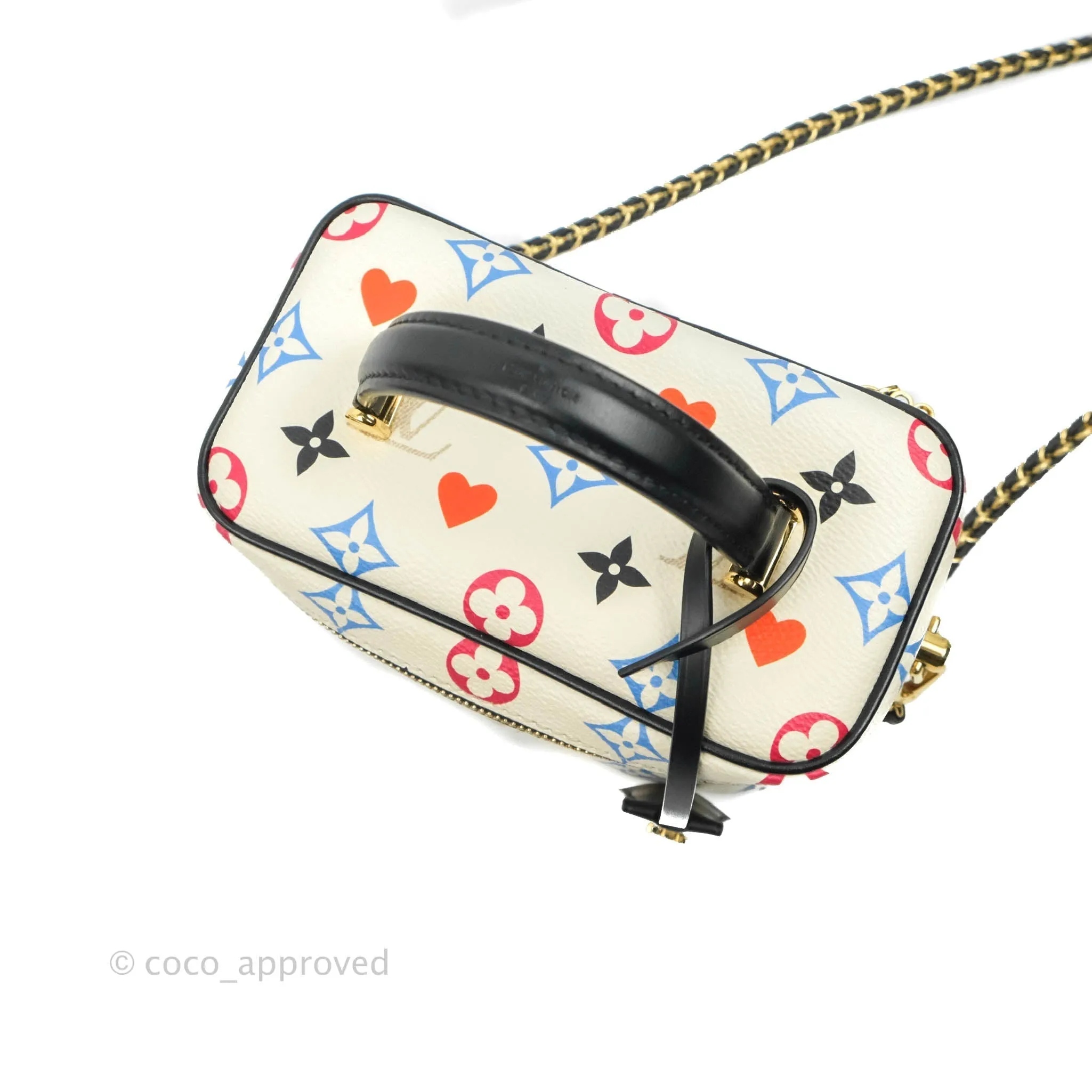 Louis Vuitton Game On Vanity PM White Heart Monogram