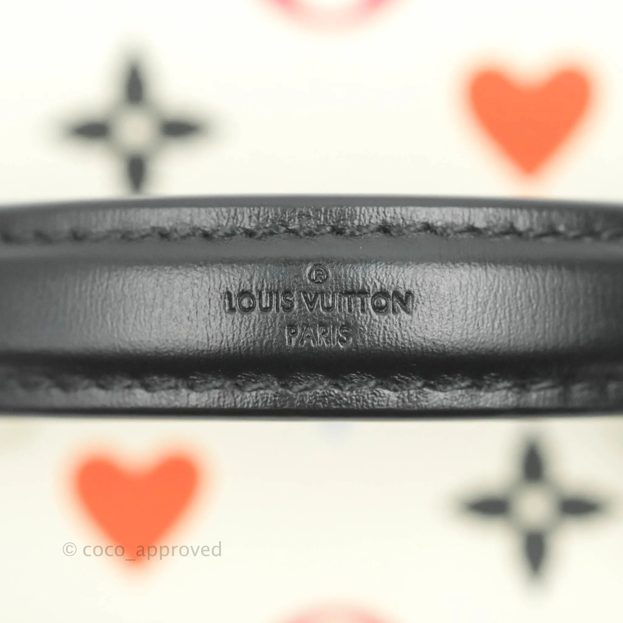 Louis Vuitton Game On Vanity PM White Heart Monogram