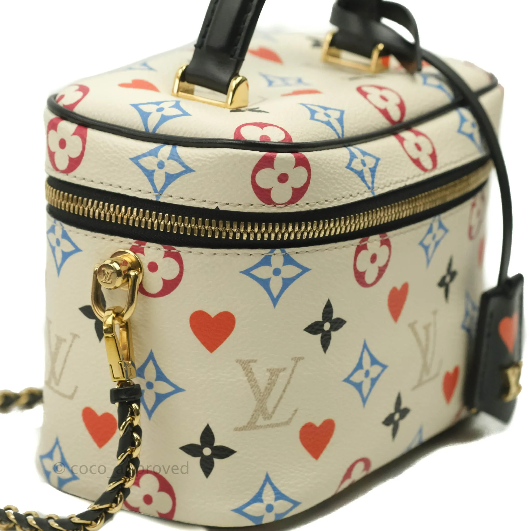 Louis Vuitton Game On Vanity PM White Heart Monogram