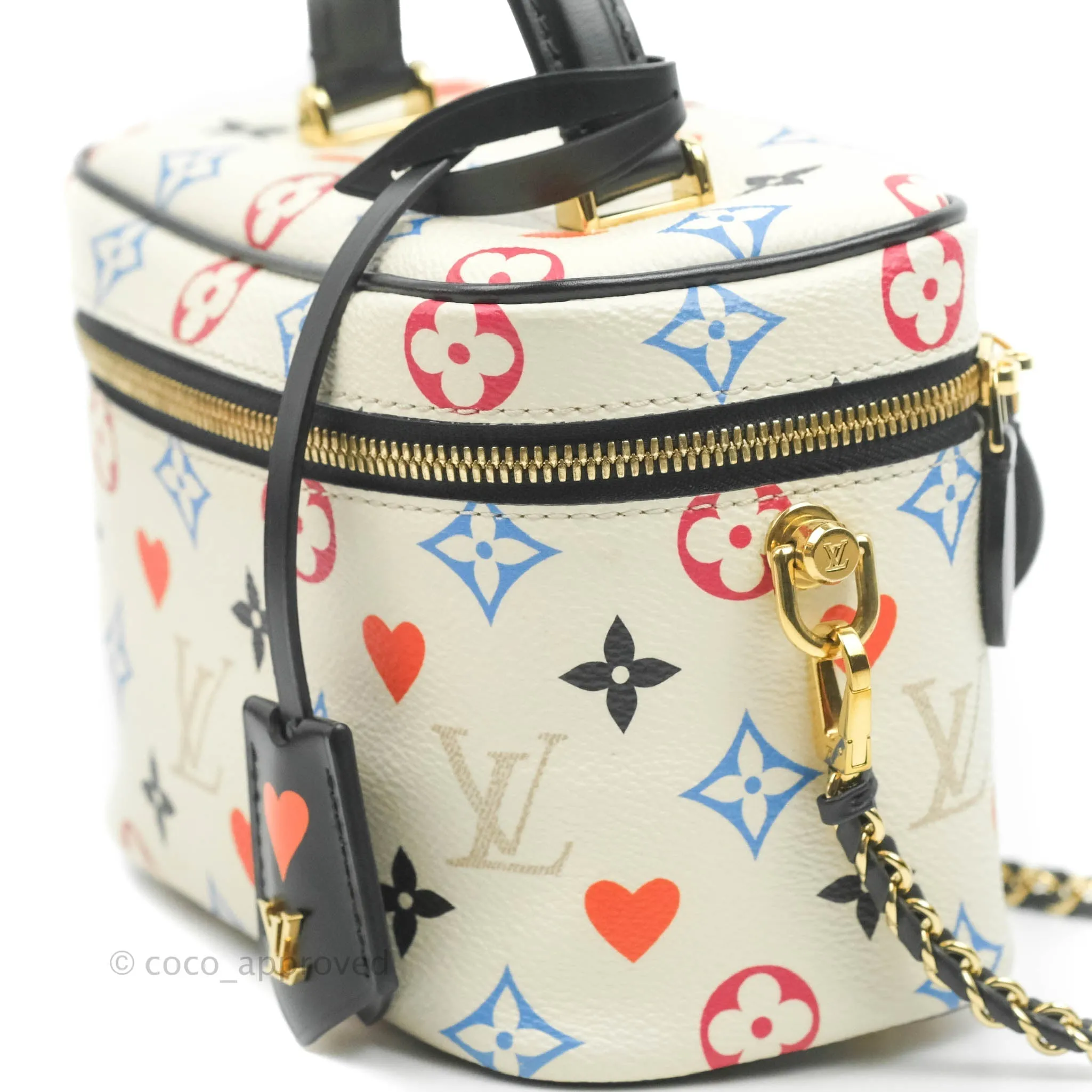 Louis Vuitton Game On Vanity PM White Heart Monogram