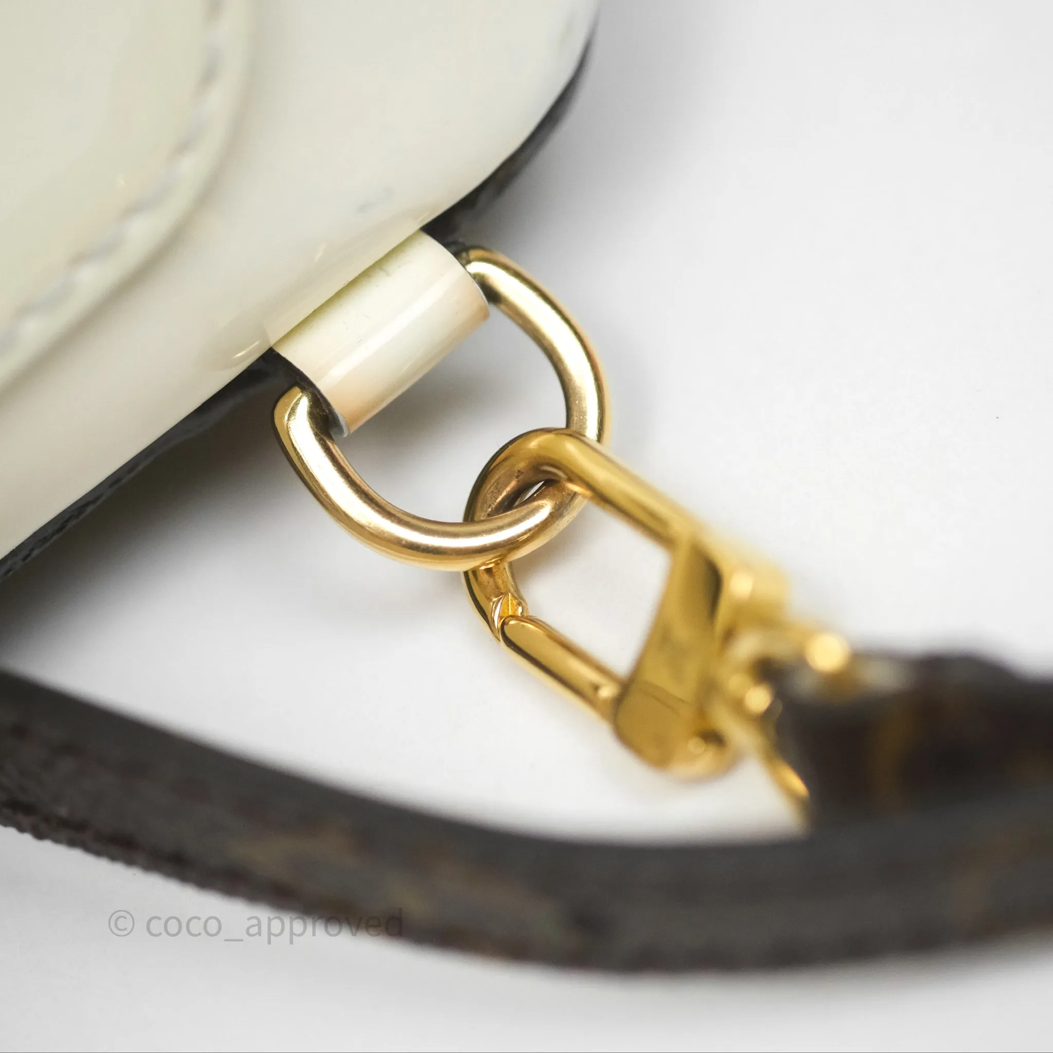 Louis Vuitton Hot Springs Backpack Monogram Patent Snow