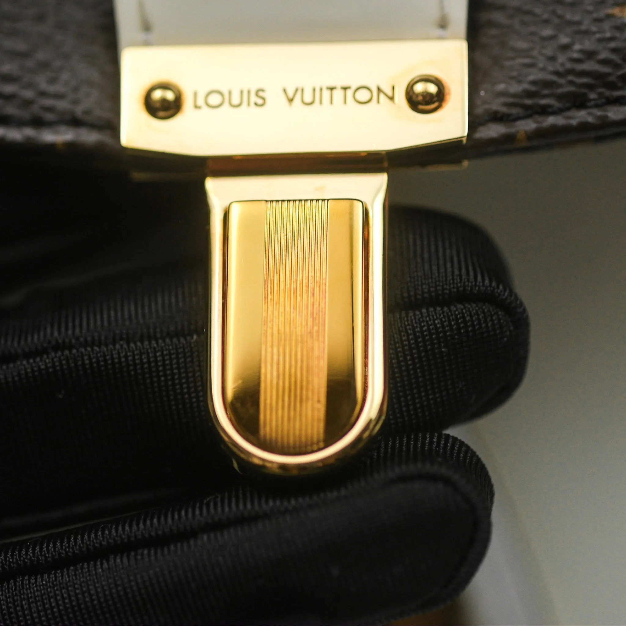 Louis Vuitton Hot Springs Backpack Monogram Patent Snow