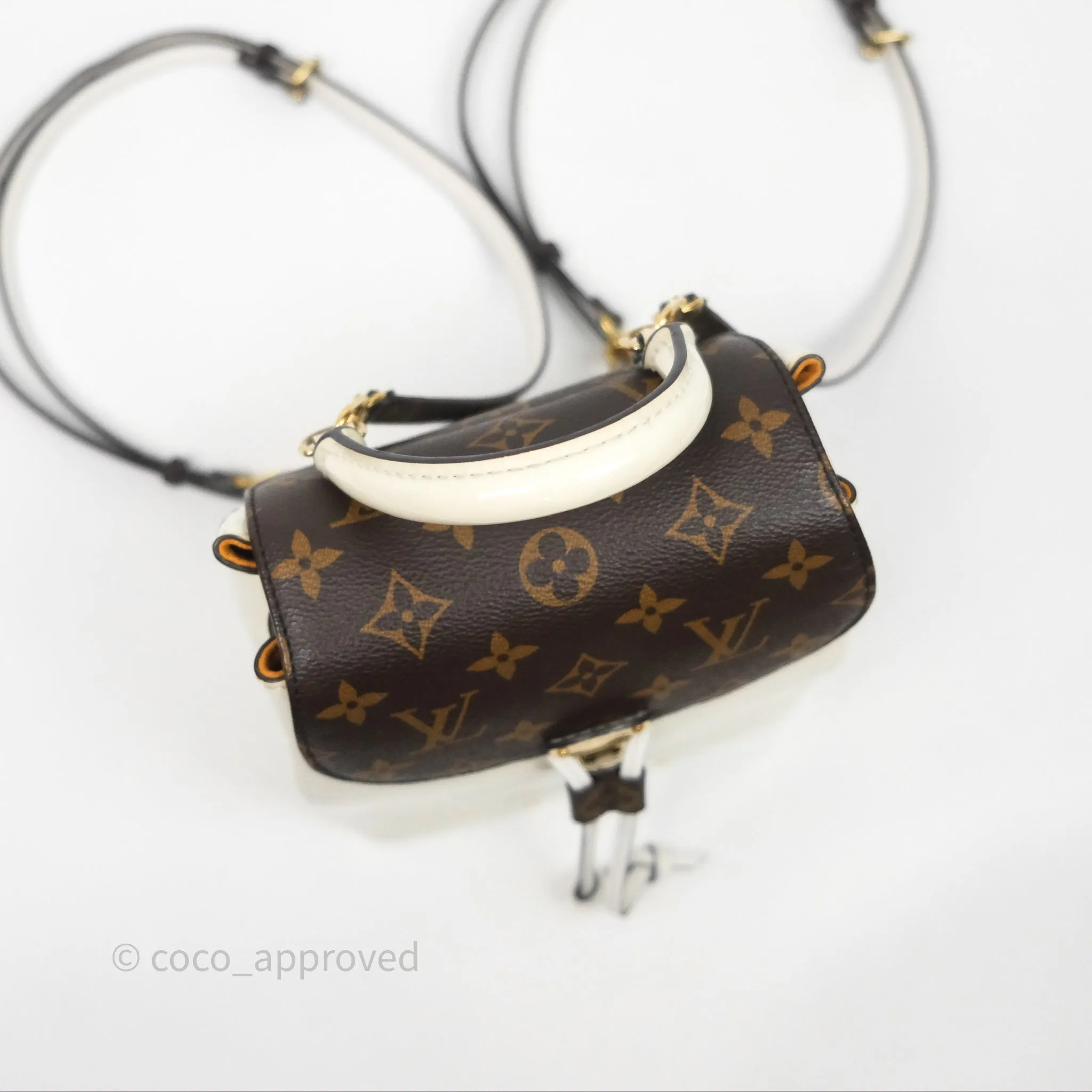 Louis Vuitton Hot Springs Backpack Monogram Patent Snow