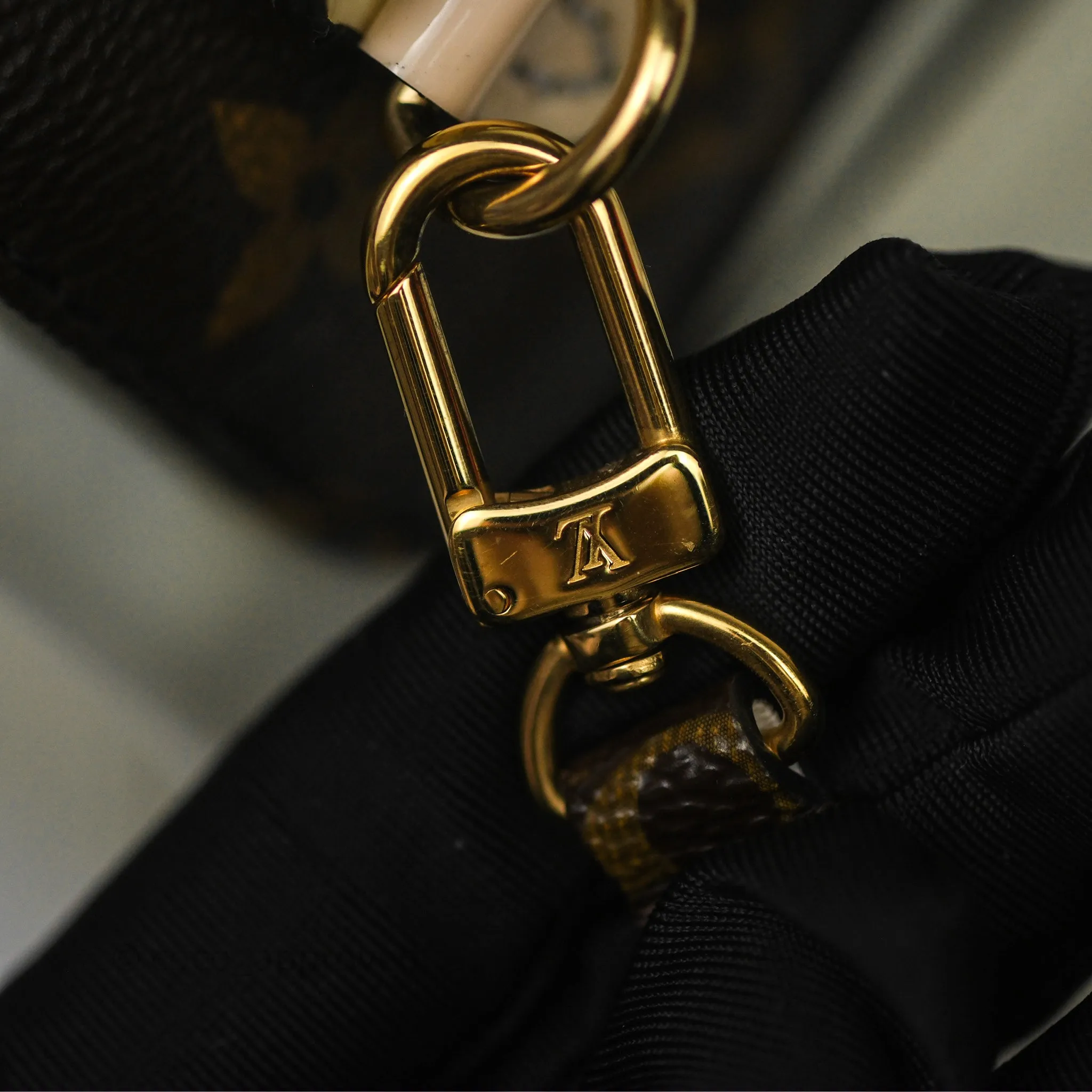 Louis Vuitton Hot Springs Backpack Monogram Patent Snow