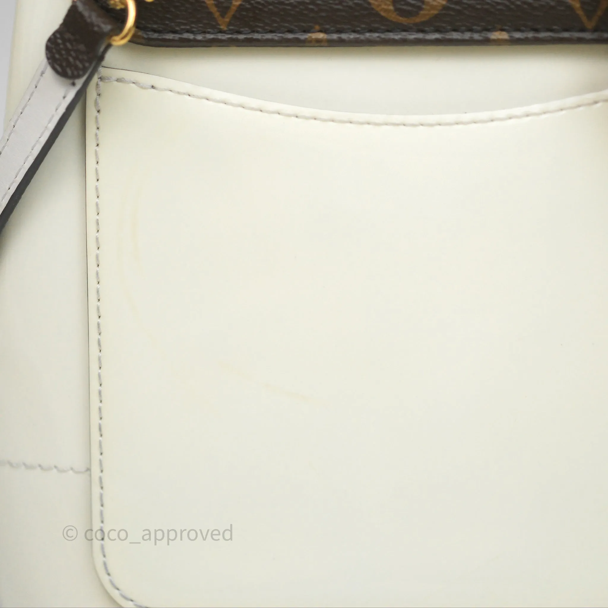 Louis Vuitton Hot Springs Backpack Monogram Patent Snow