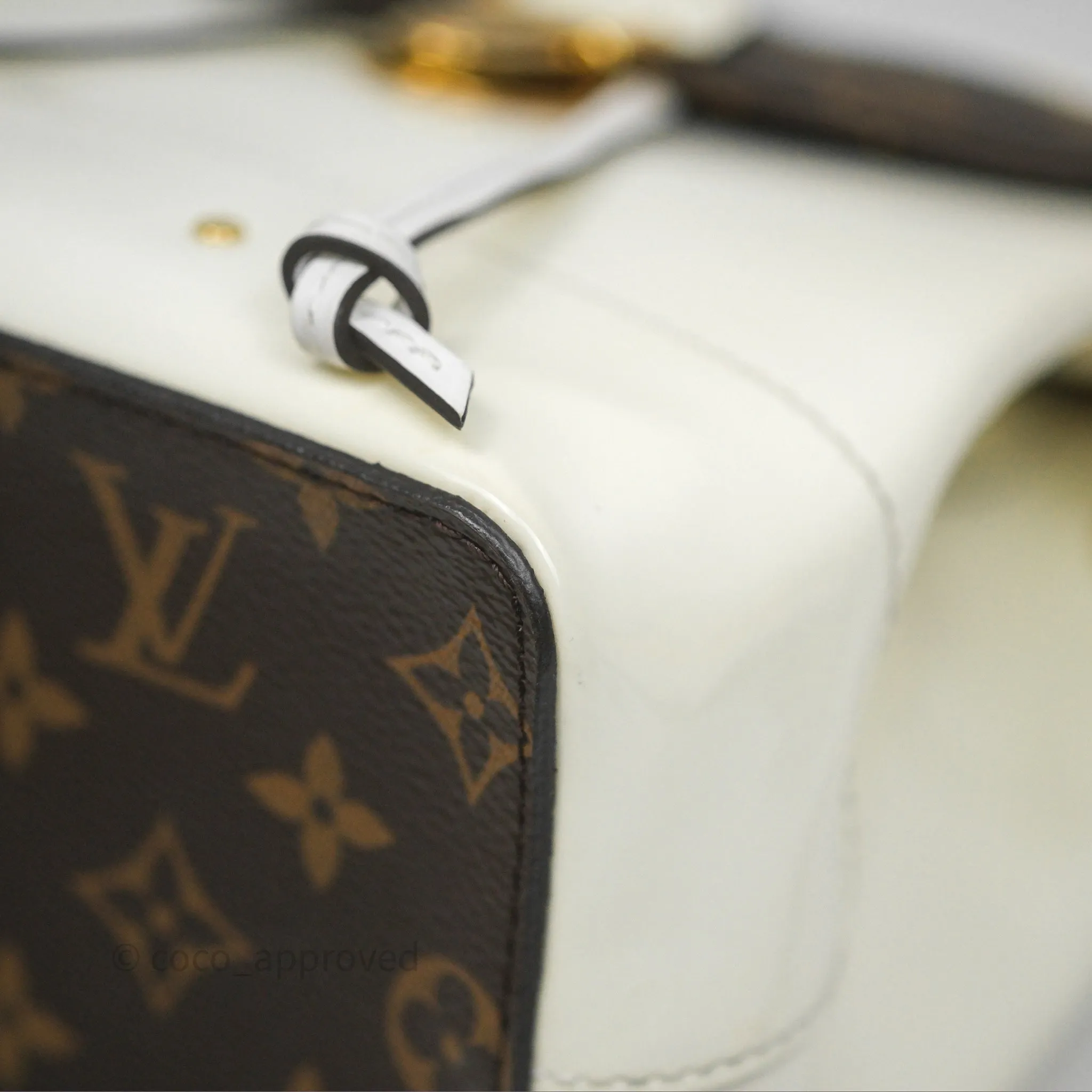 Louis Vuitton Hot Springs Backpack Monogram Patent Snow