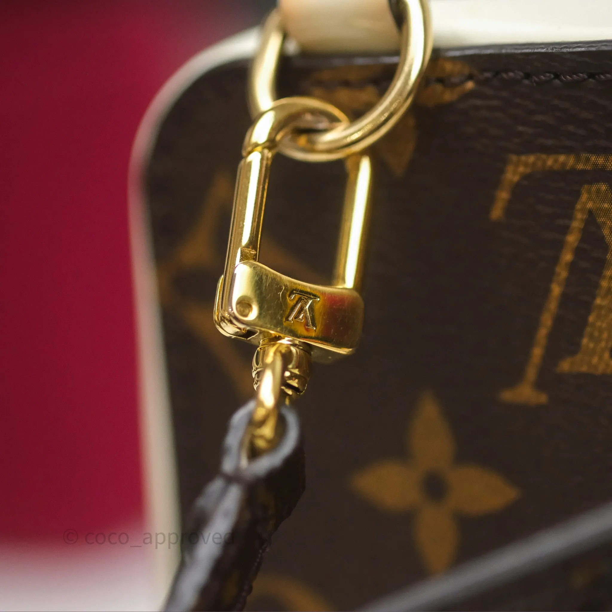 Louis Vuitton Hot Springs Backpack Monogram Patent Snow
