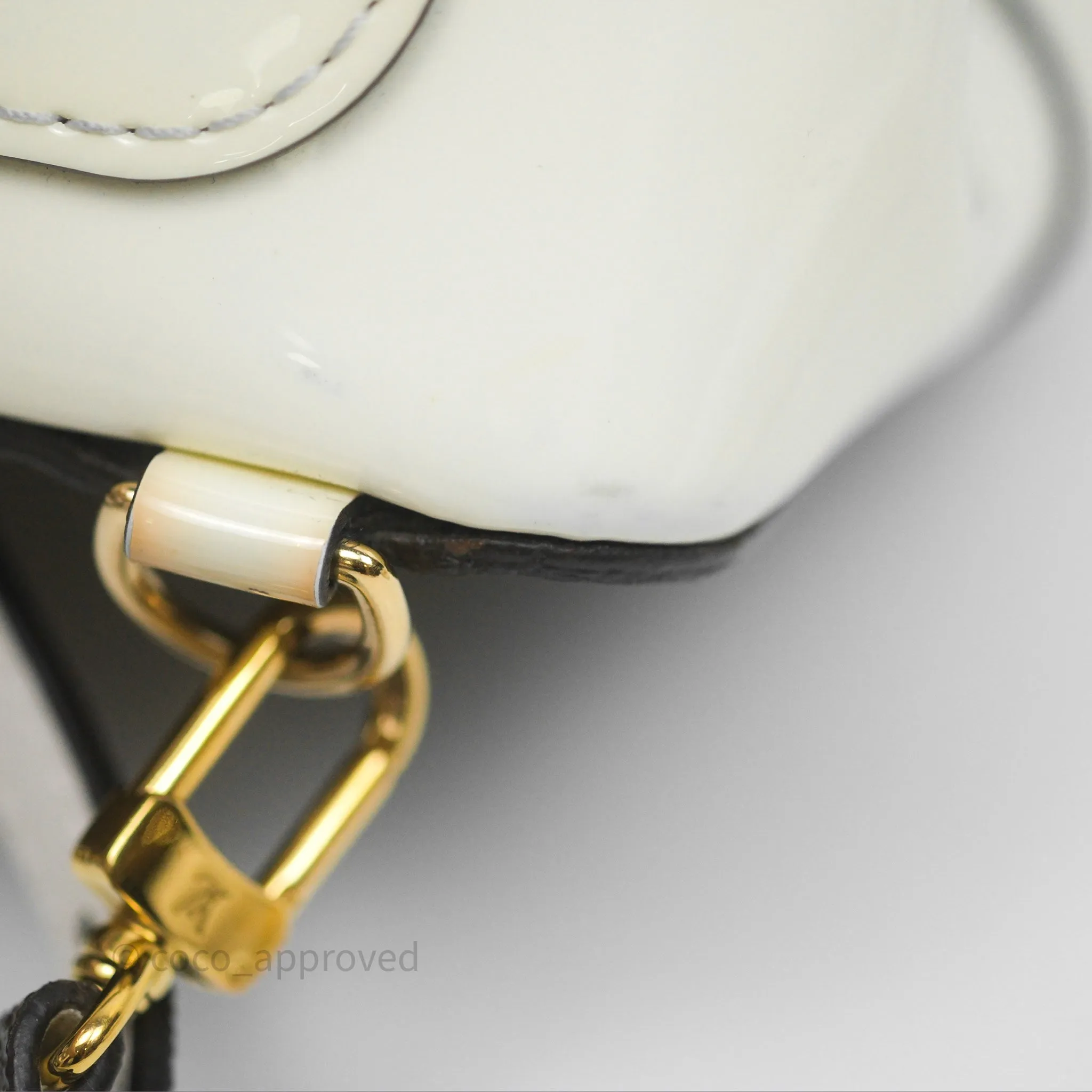 Louis Vuitton Hot Springs Backpack Monogram Patent Snow