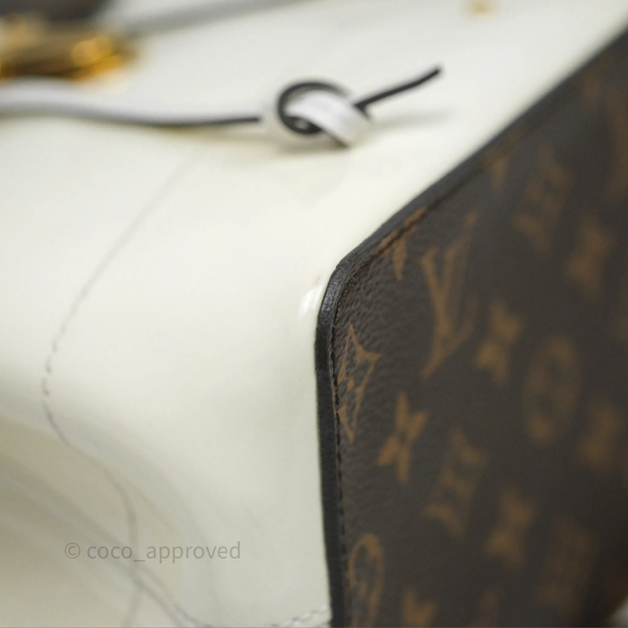 Louis Vuitton Hot Springs Backpack Monogram Patent Snow