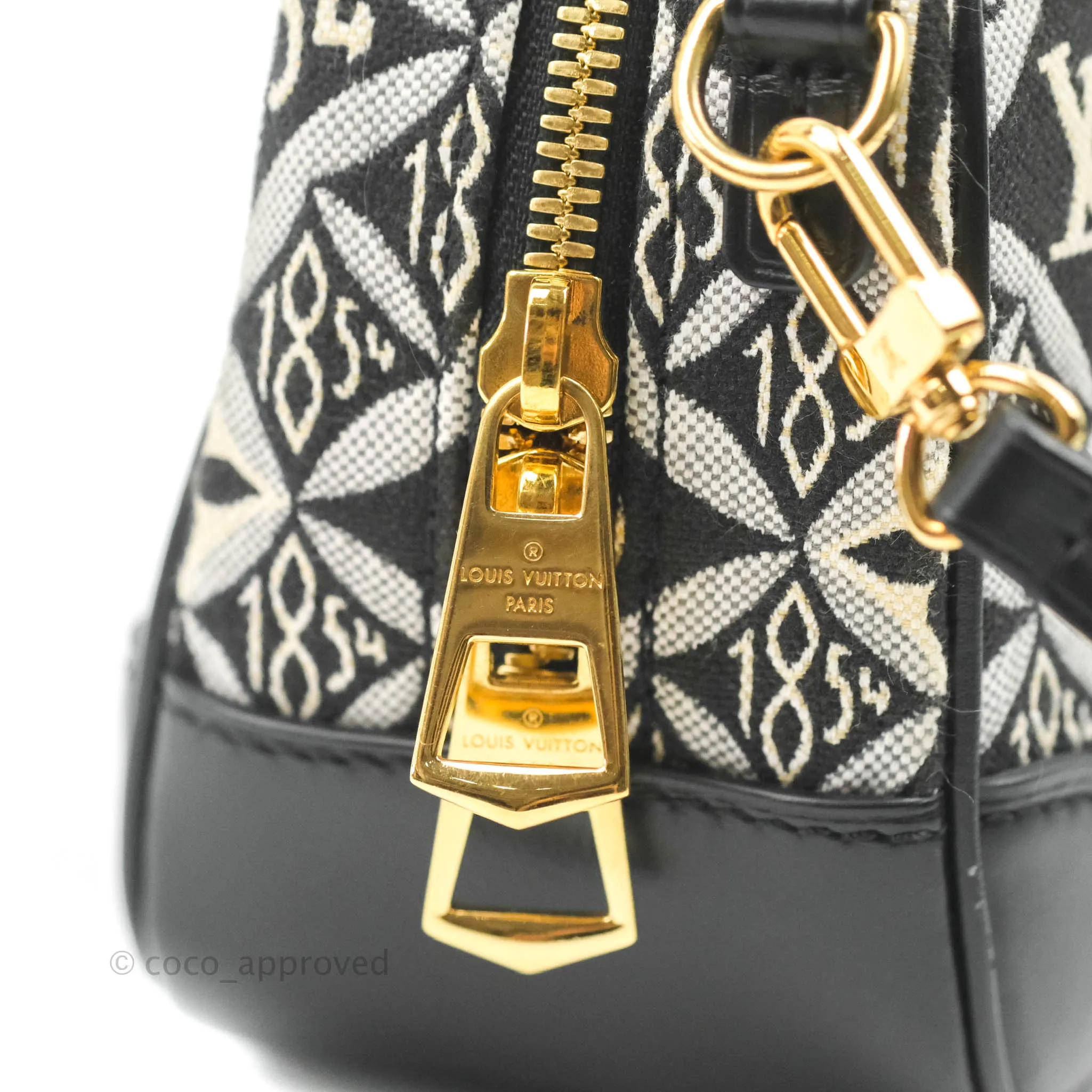 Louis Vuitton Jacquard Since 1854 Mini Deauville Grey