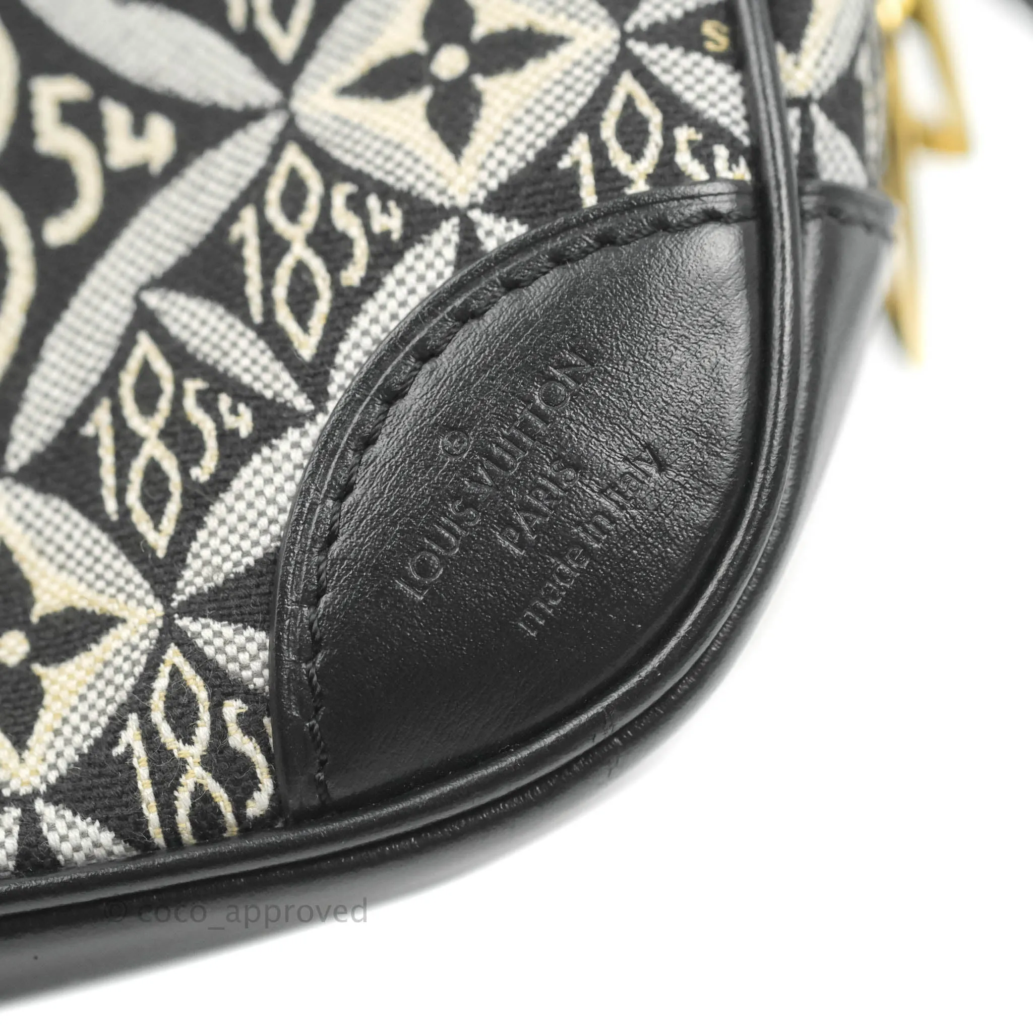 Louis Vuitton Jacquard Since 1854 Mini Deauville Grey