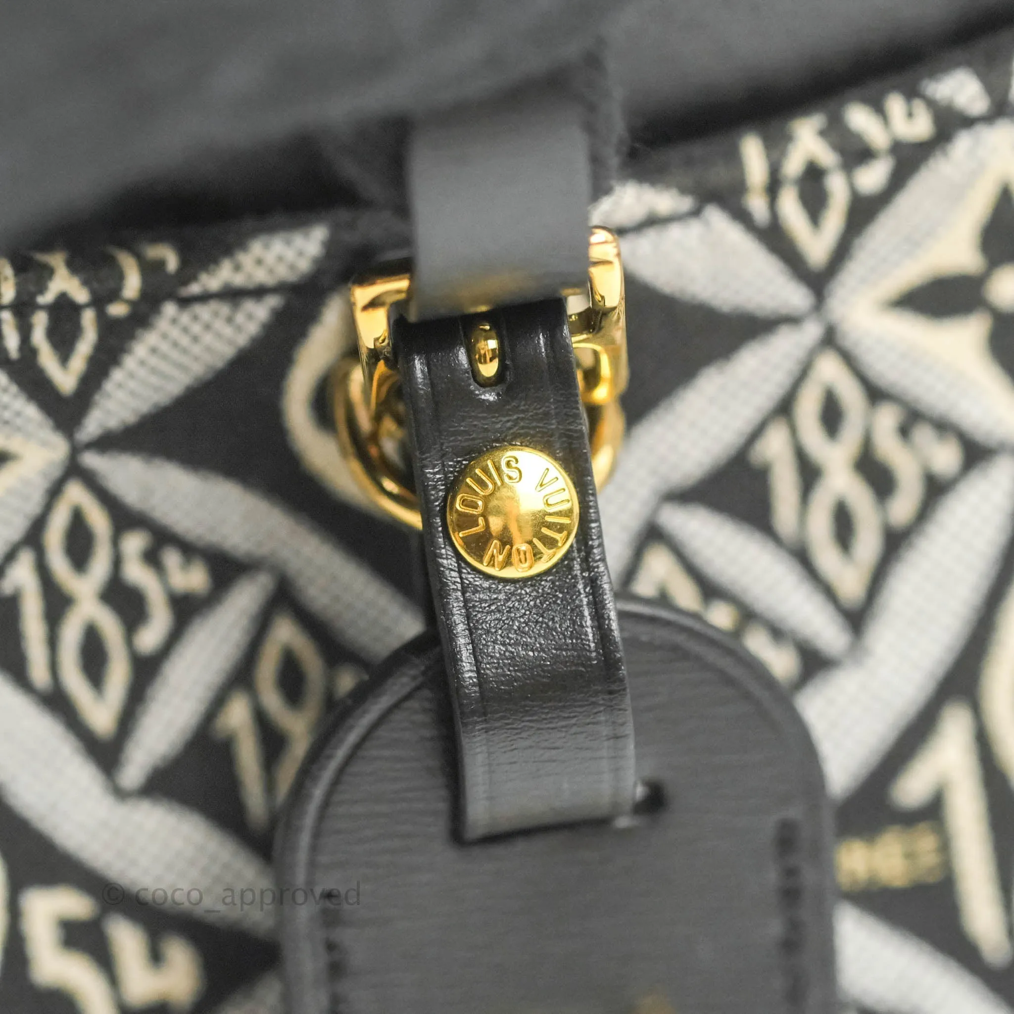 Louis Vuitton Jacquard Since 1854 Mini Deauville Grey