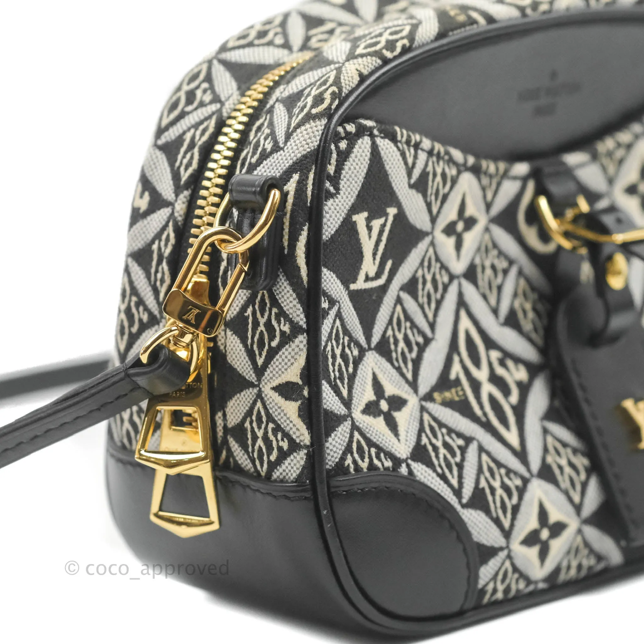 Louis Vuitton Jacquard Since 1854 Mini Deauville Grey