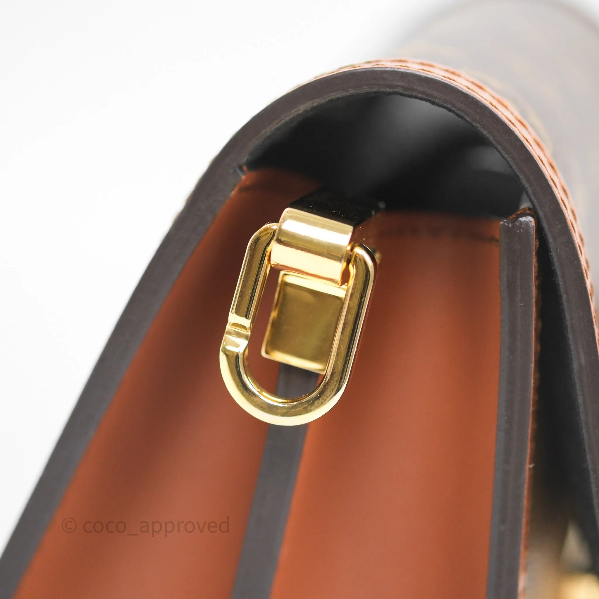 Louis Vuitton Mini Dauphine Monogram Tan Calfskin