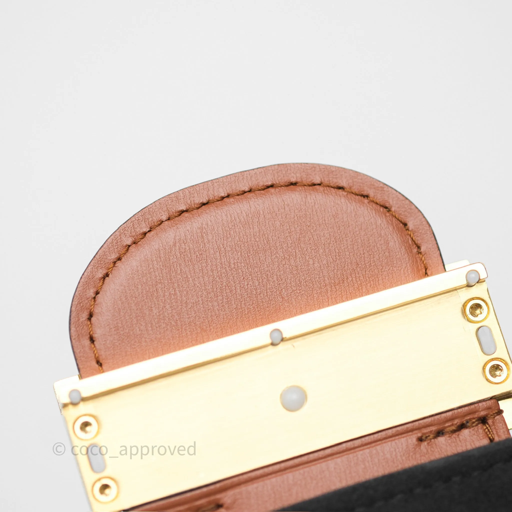 Louis Vuitton Mini Dauphine Monogram Tan Calfskin
