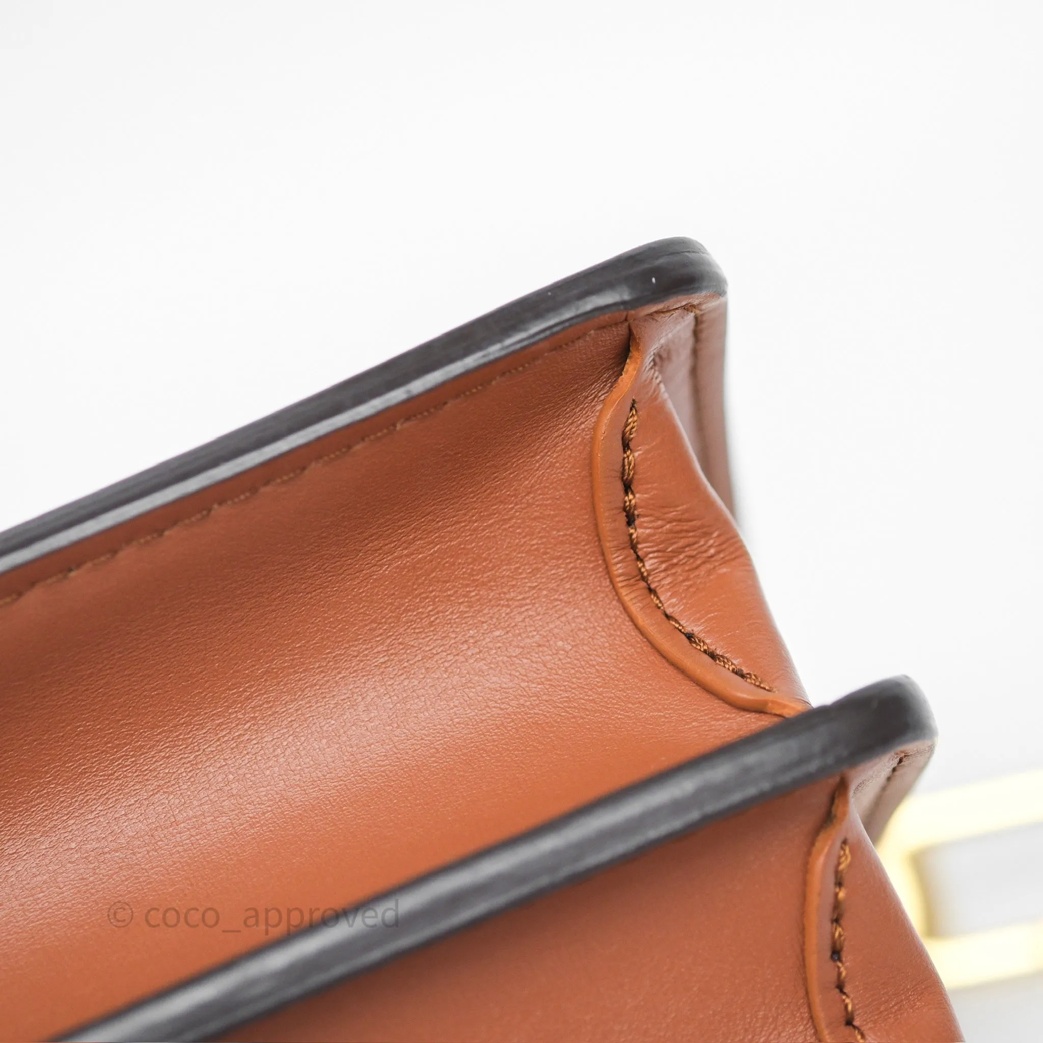 Louis Vuitton Mini Dauphine Monogram Tan Calfskin