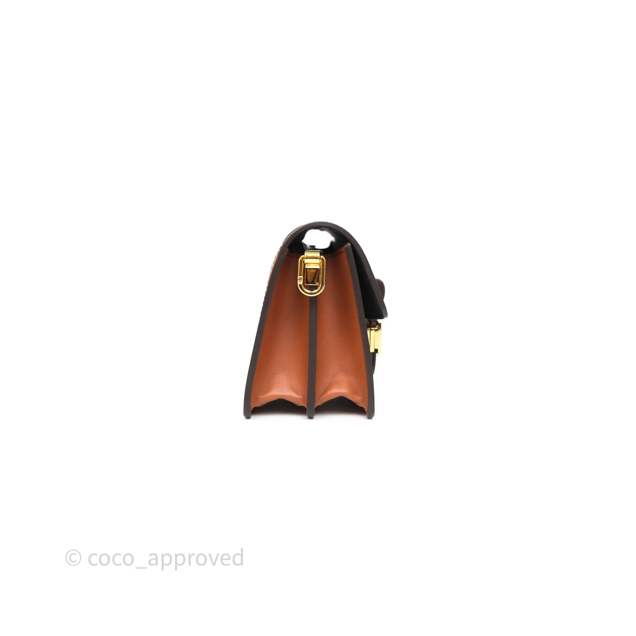 Louis Vuitton Mini Dauphine Monogram Tan Calfskin
