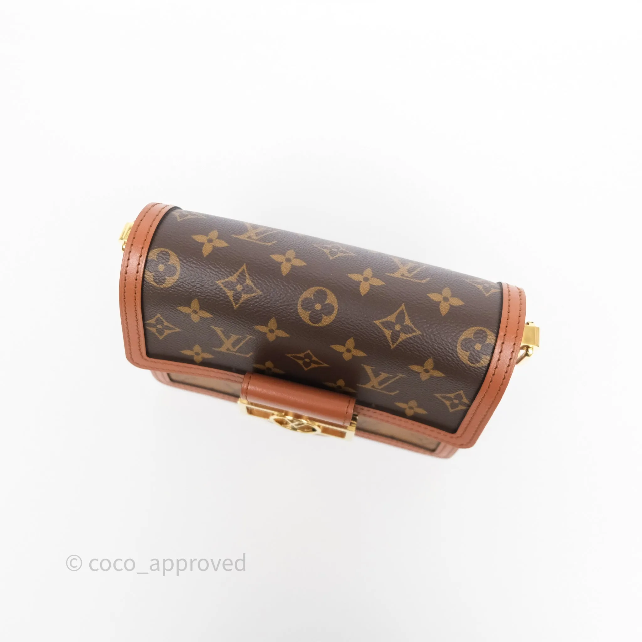 Louis Vuitton Mini Dauphine Monogram Tan Calfskin