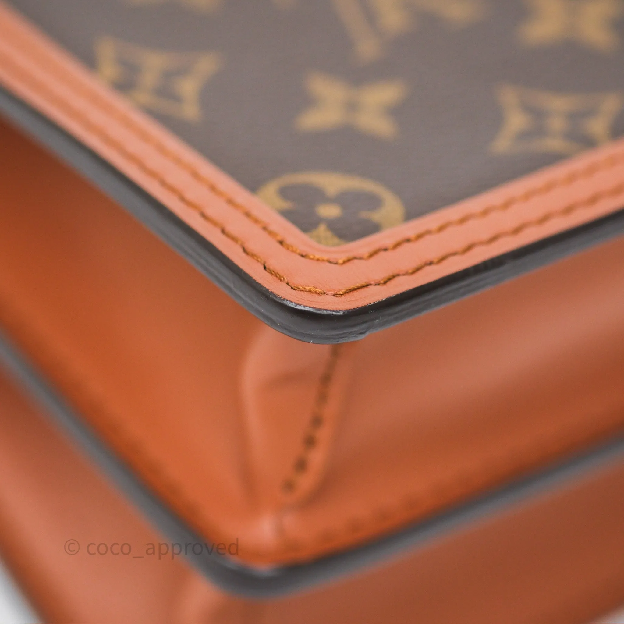 Louis Vuitton Mini Dauphine Monogram Tan Calfskin