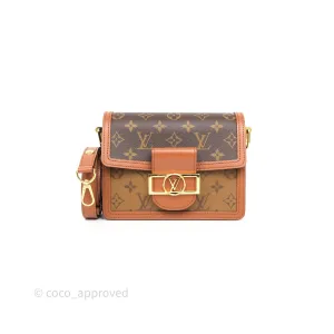 Louis Vuitton Mini Dauphine Monogram Tan Calfskin