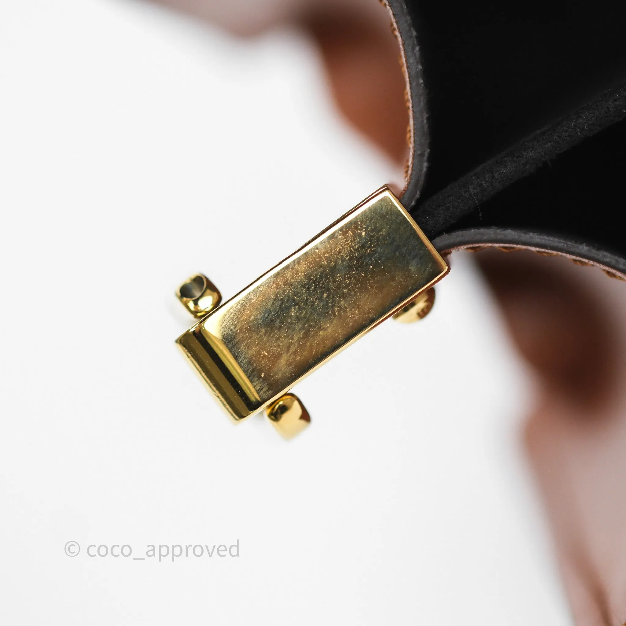 Louis Vuitton Mini Dauphine Monogram Tan Calfskin