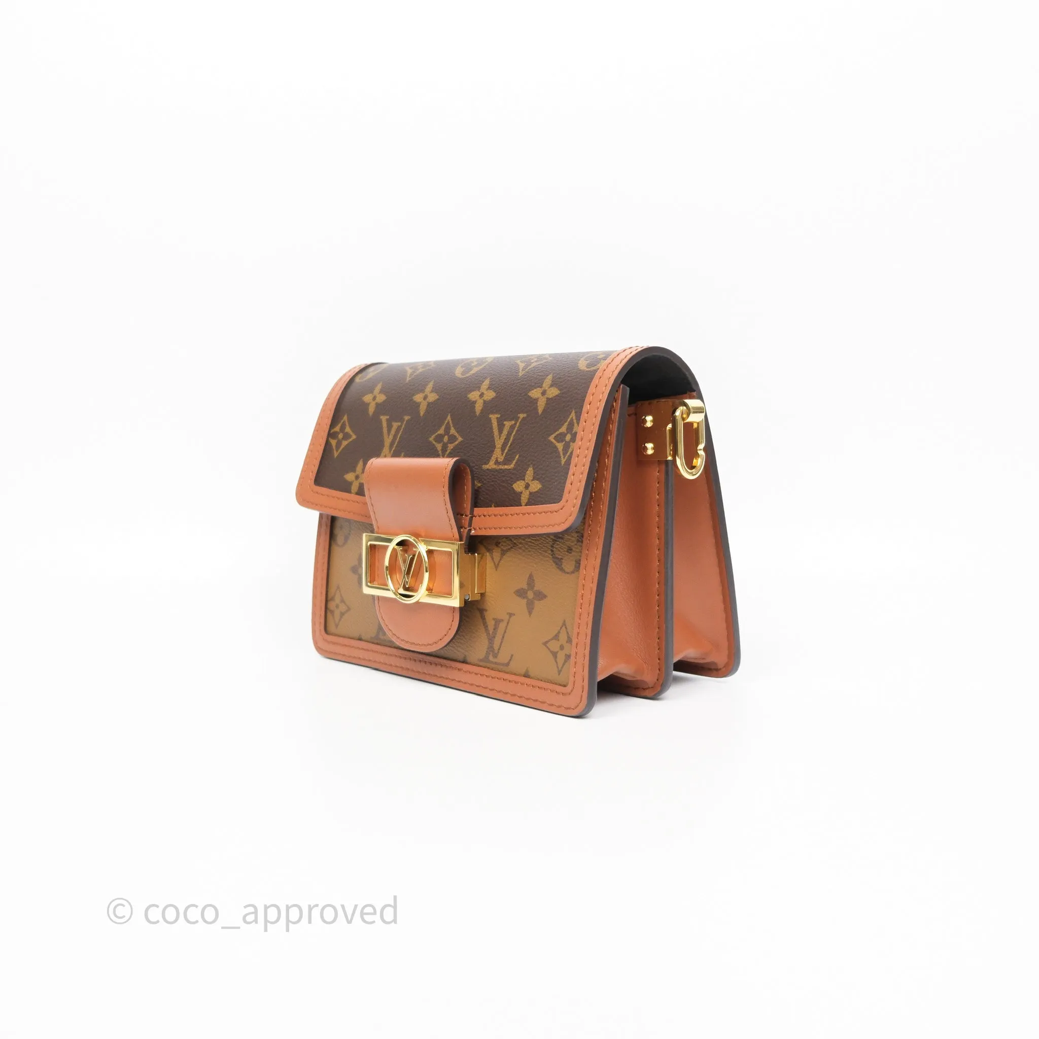 Louis Vuitton Mini Dauphine Monogram Tan Calfskin